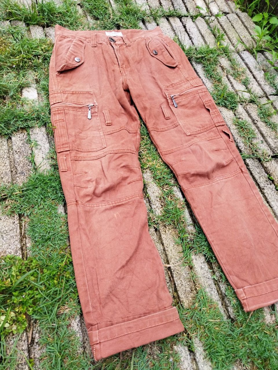 LOWBOX Lowbox Japan 6 Pocket Zipper Cargo Pants Size US 30 / EU 46 - 3 Thumbnail