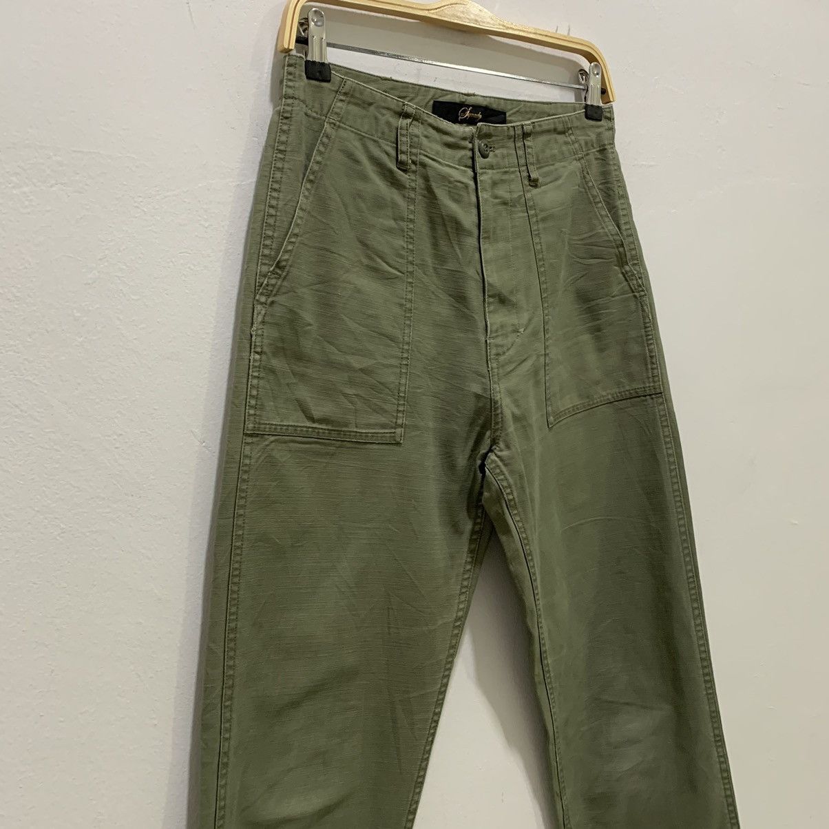 Japanese Brand SQUADY Vintag 90s Carpenter Patchwork Patchwork Casual Pant Size US 28 / EU 44 - 6 Thumbnail
