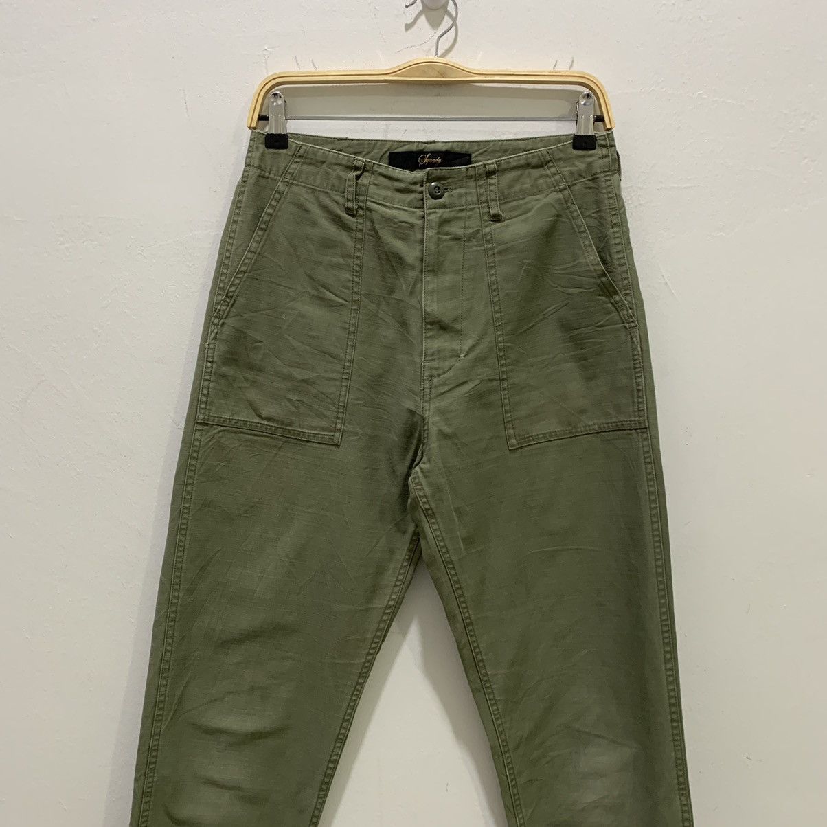 Japanese Brand SQUADY Vintag 90s Carpenter Patchwork Patchwork Casual Pant Size US 28 / EU 44 - 4 Thumbnail