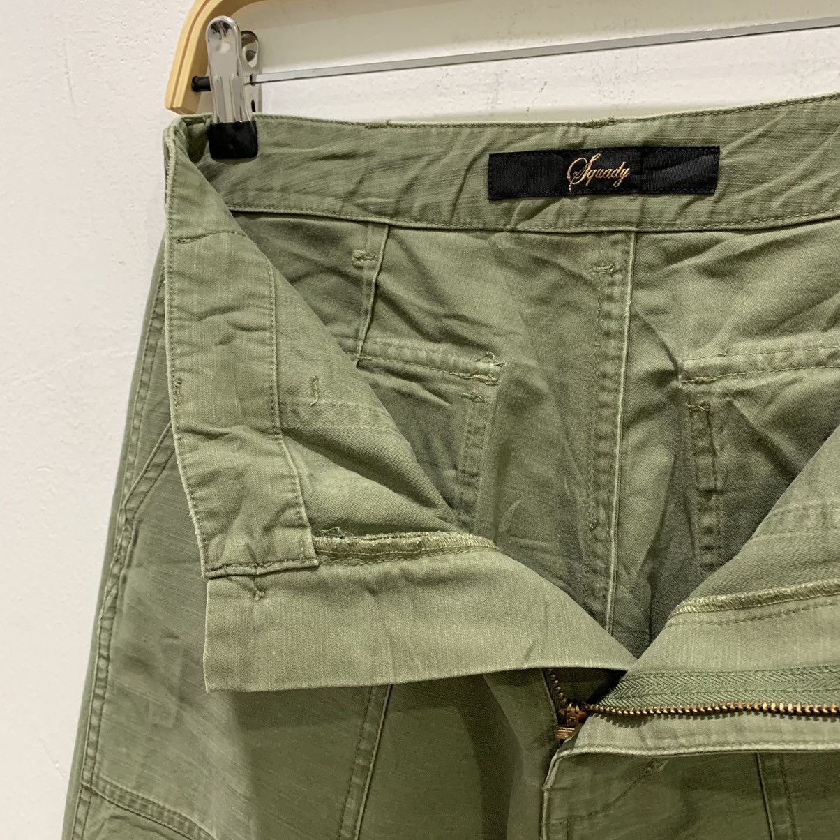 Japanese Brand SQUADY Vintag 90s Carpenter Patchwork Patchwork Casual Pant Size US 28 / EU 44 - 14 Thumbnail