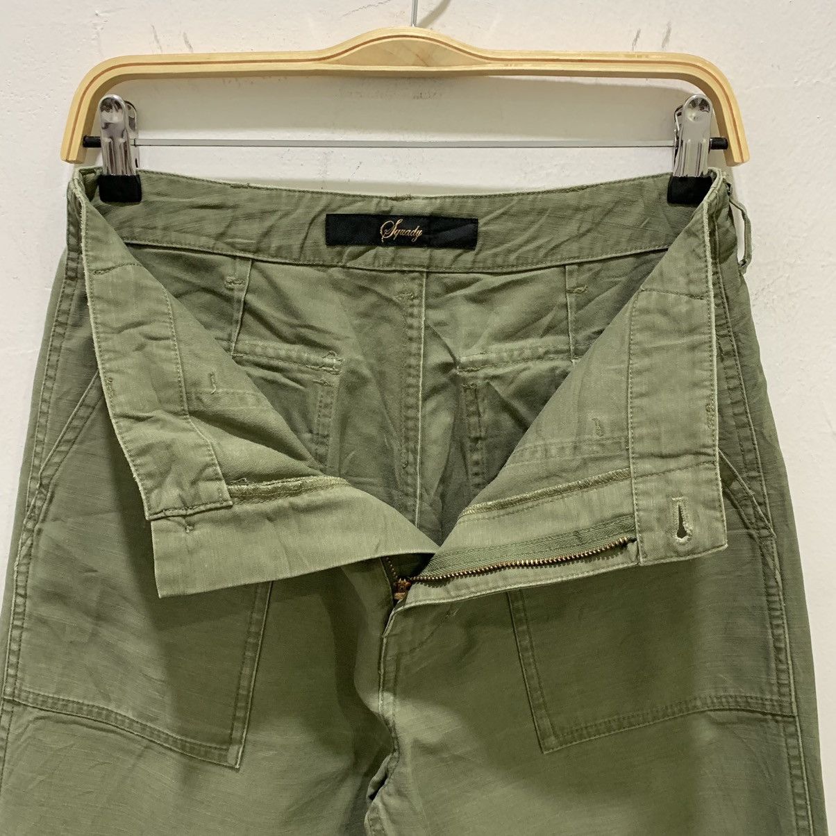 Japanese Brand SQUADY Vintag 90s Carpenter Patchwork Patchwork Casual Pant Size US 28 / EU 44 - 13 Thumbnail