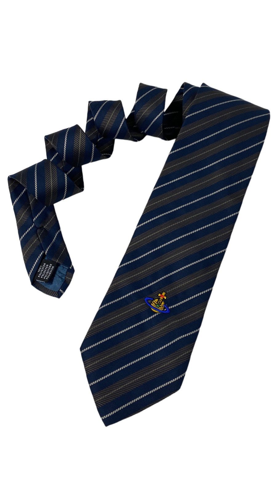 Vivienne Westwood 🔥LASTDROP🔥 Vintage VW Classic Orb Striped Tie | Grailed