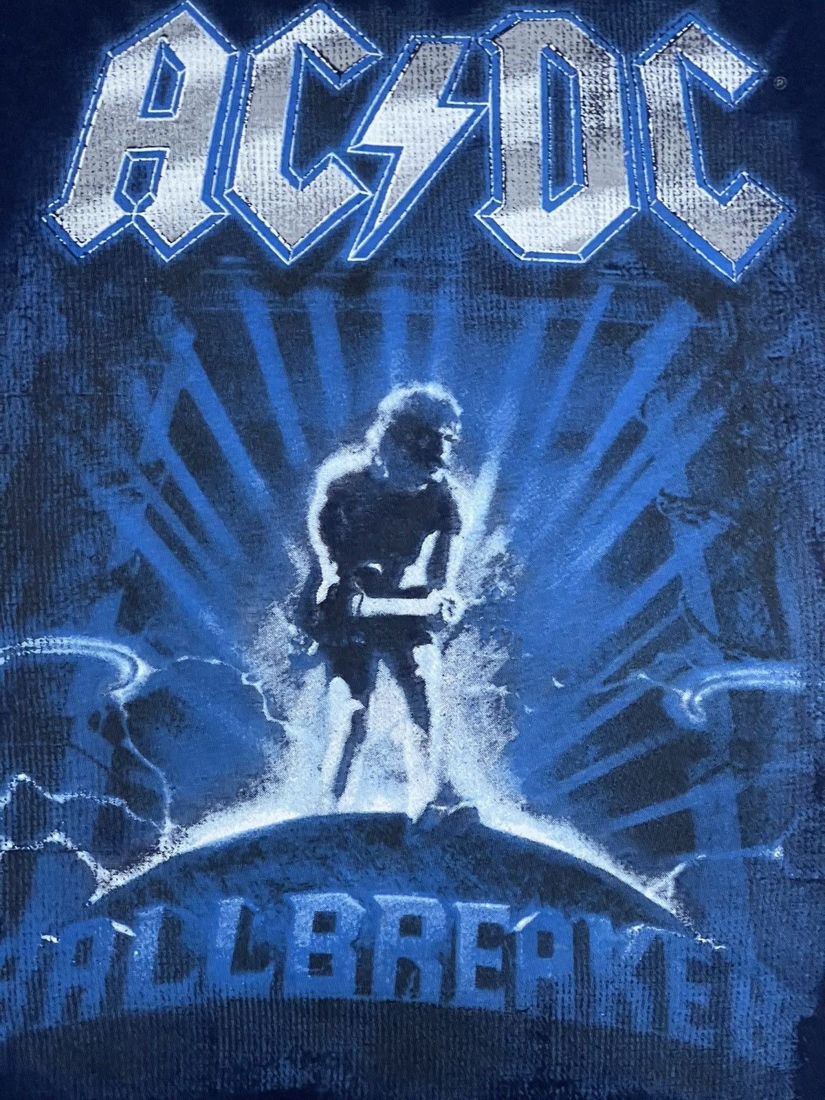 AC/DC Vintage AC/DC Ballbreaker 1995 World Tour T-Shirt Navy Size US M / EU 48-50 / 2 - 3 Thumbnail