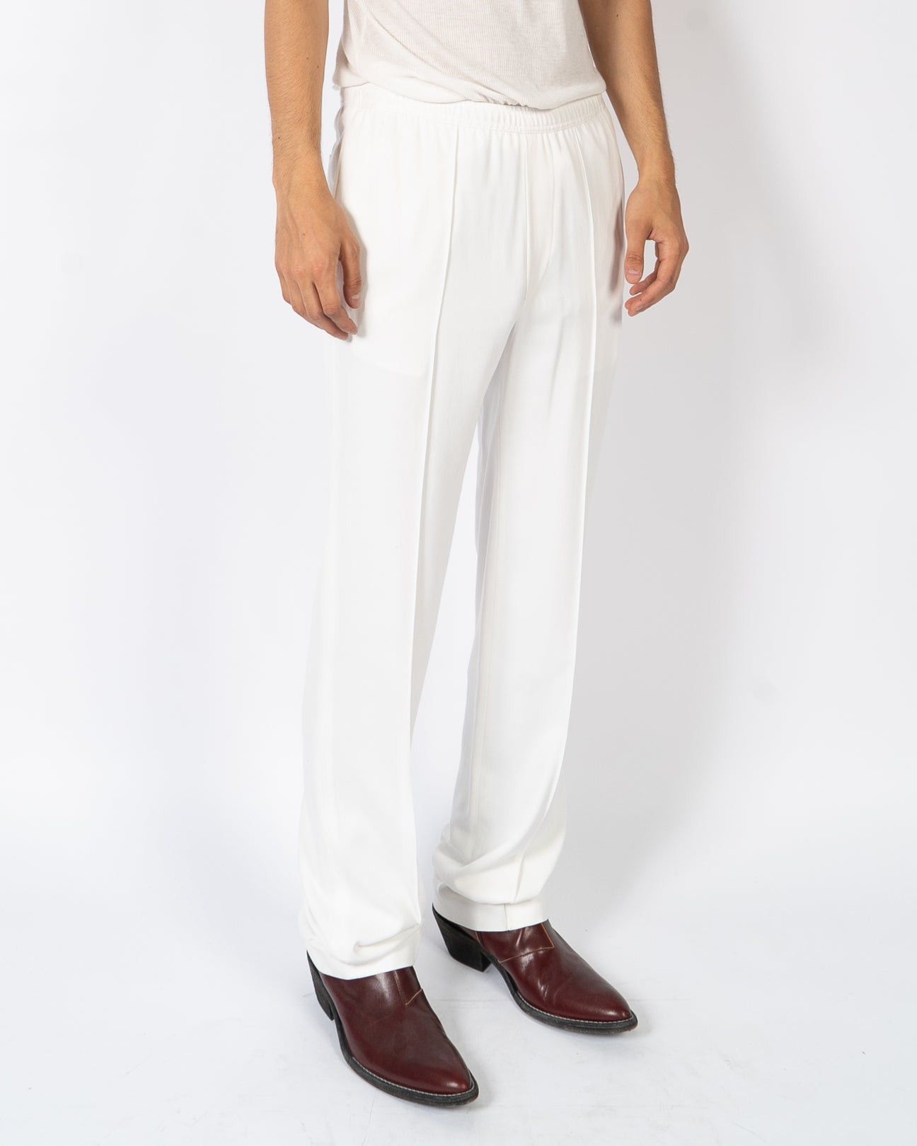 Haider Ackermann SS20 Trooper White Workwear Trousers Sample Size US 30 / EU 46 - 2 Thumbnail
