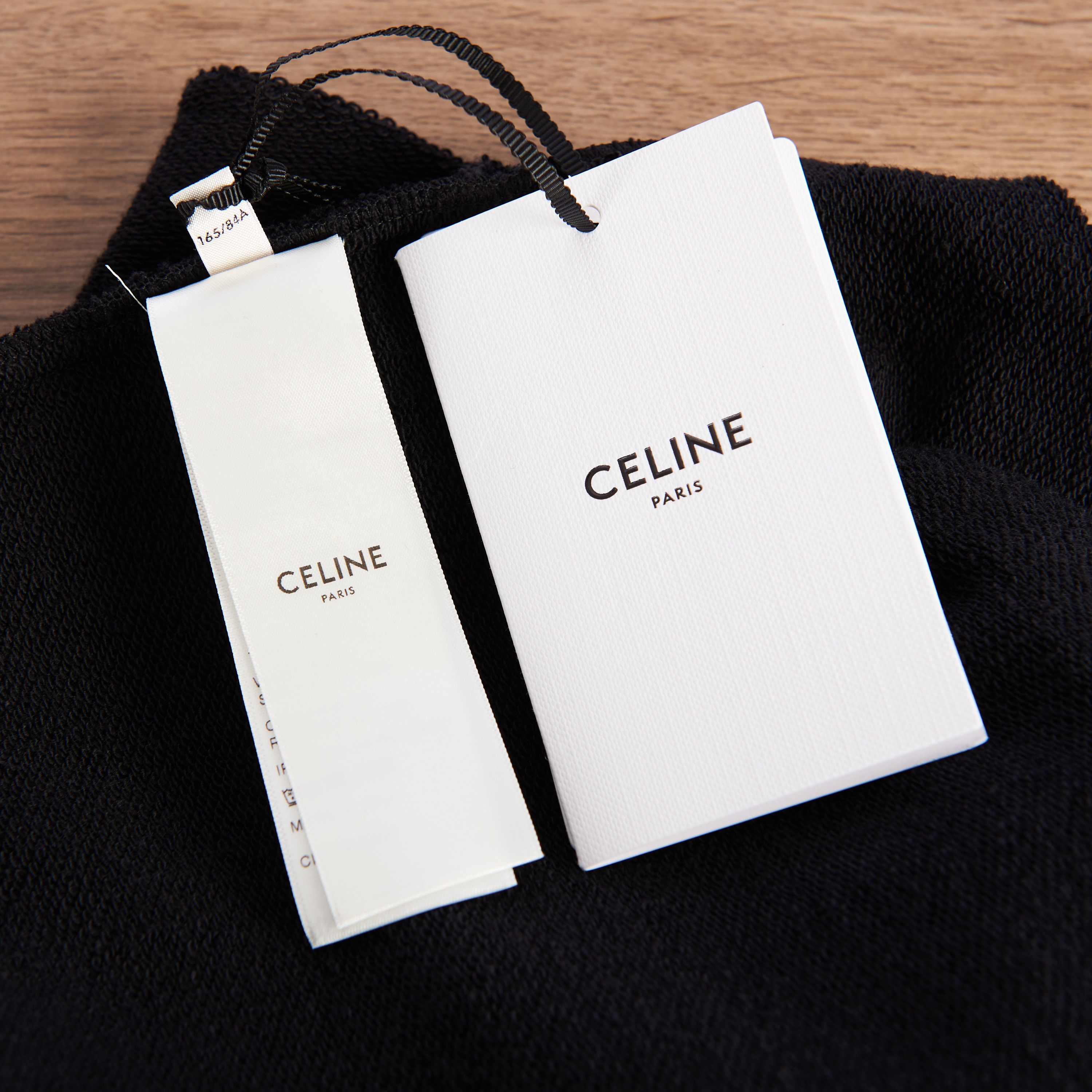 Celine Chains Track Pants in Black Cotton Fleece Size US 30 / EU 46 - 13 Thumbnail
