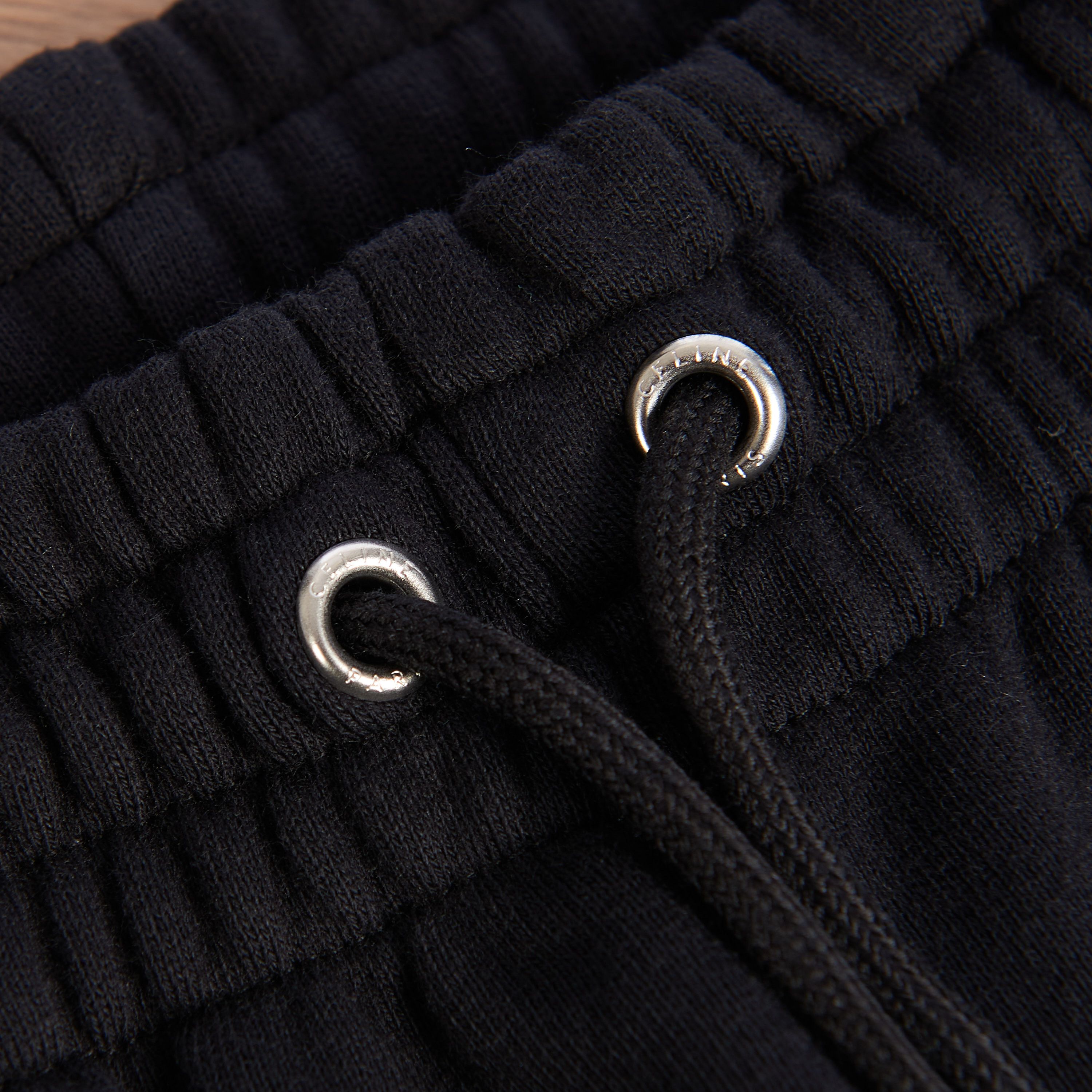Celine Chains Track Pants in Black Cotton Fleece Size US 30 / EU 46 - 11 Thumbnail