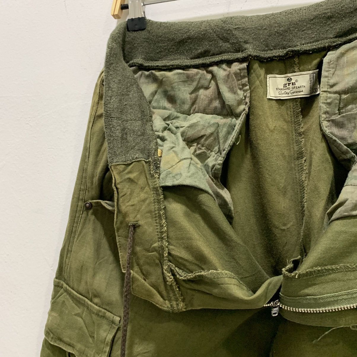 GRN TOKYO Hiking Trail Lightweight Baggy Cargo Jogger Pant