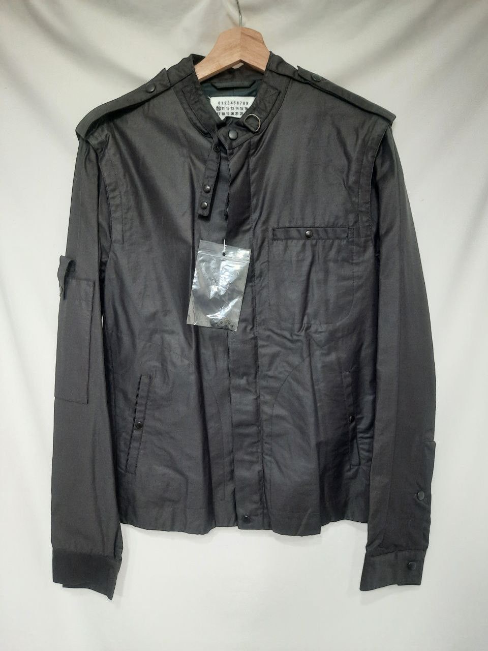 Pre-owned Maison Margiela Ss09 Military Hole Jackets In Dark Grey