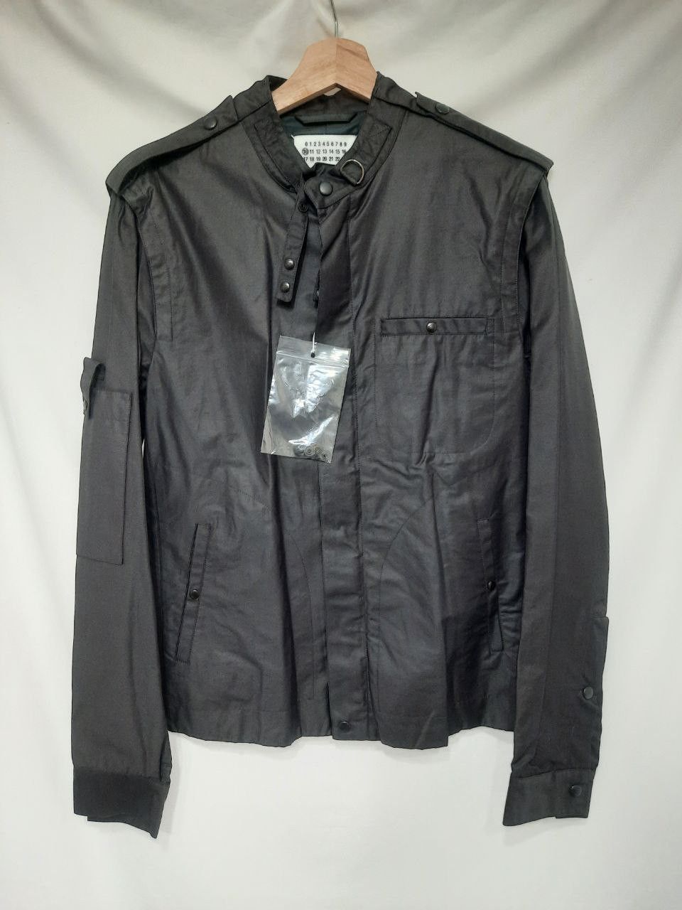 image of Maison Margiela Ss09 Military Hole Jackets in Dark Grey, Men's (Size Small)