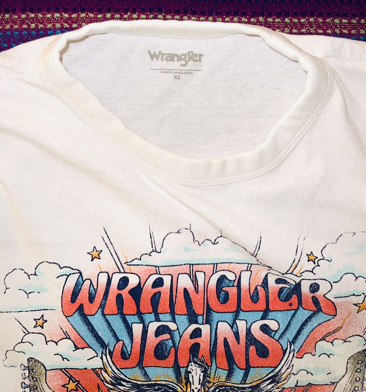 Wrangler WRANGLER Jeans T-shirt Size XS / US 0-2 / IT 36-38 - 4 Thumbnail