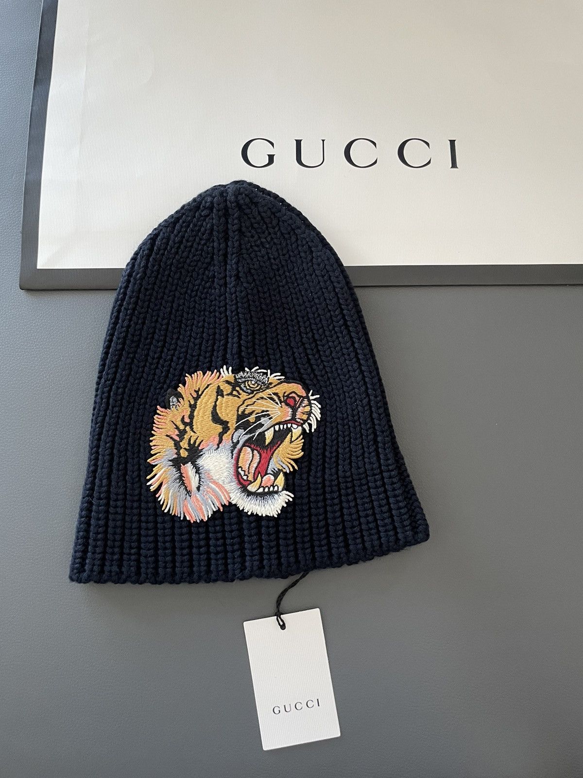 Gucci Rare Limited Edition Super Runway Iconic Tiger Wool Hat Size ONE SIZE - 2 Thumbnail