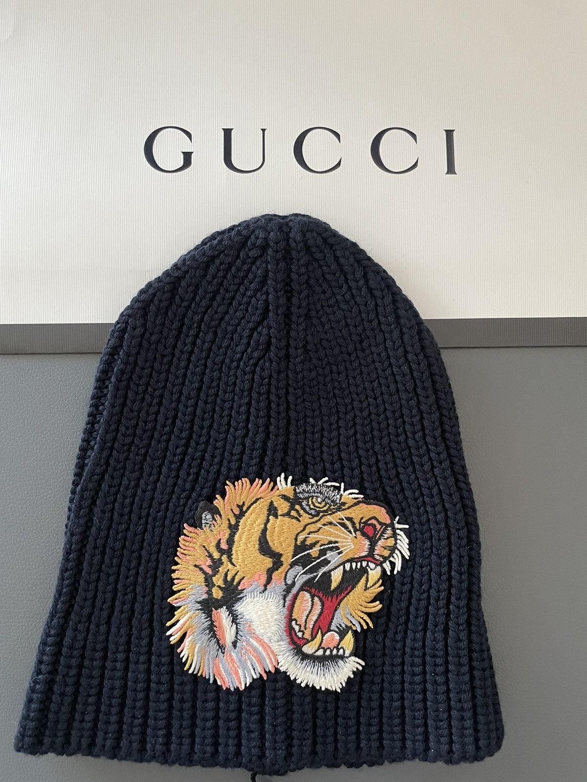 Gucci Rare Limited Edition Super Runway Iconic Tiger Wool Hat Size ONE SIZE - 16 Thumbnail