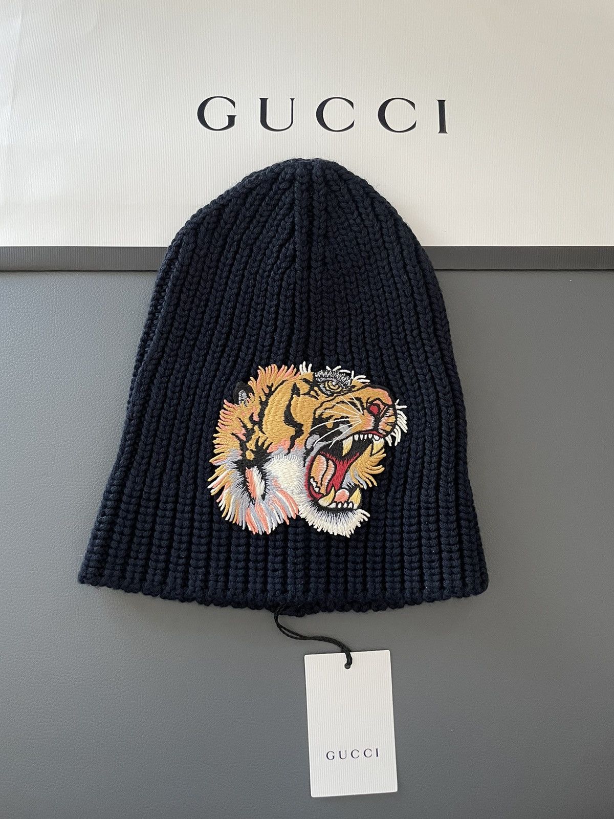 Gucci Rare Limited Edition Super Runway Iconic Tiger Wool Hat Size ONE SIZE - 14 Thumbnail