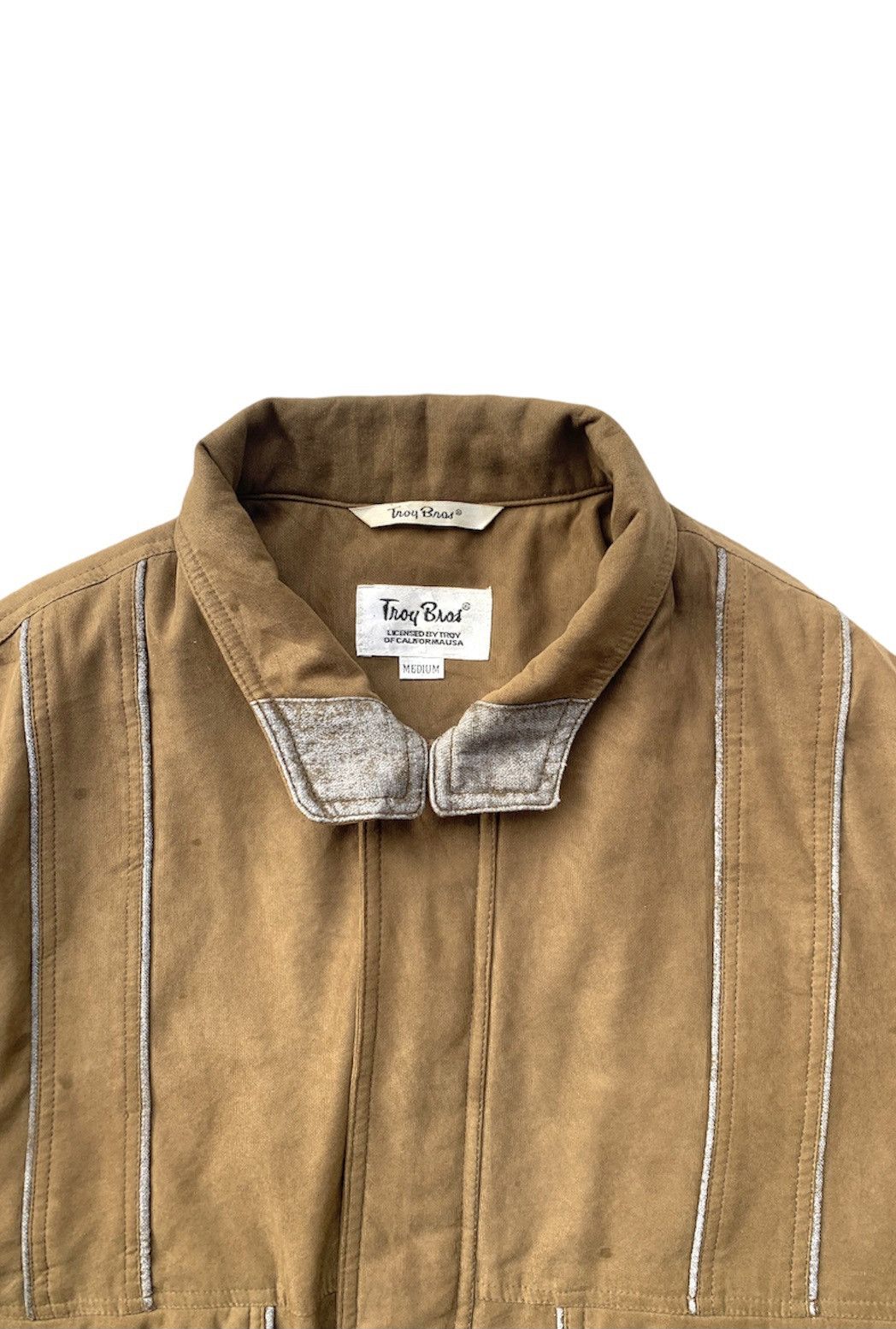 Japanese Brand 🪖Vintage Troy Bross of CALIFORNIA USA Bomber Jacket Size US M / EU 48-50 / 2 - 5 Thumbnail