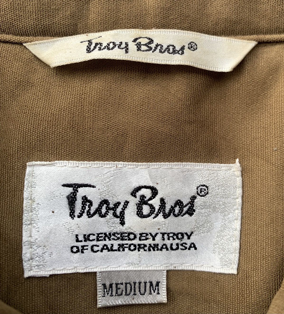 Japanese Brand 🪖Vintage Troy Bross of CALIFORNIA USA Bomber Jacket Size US M / EU 48-50 / 2 - 8 Thumbnail