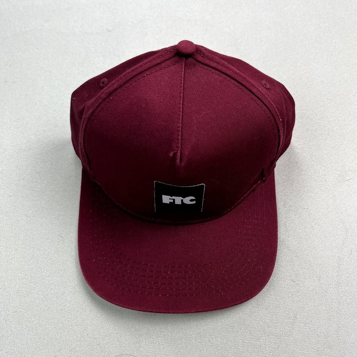 Ftc FTC For The City Hat Cap Snapback Red Maroon Skater Box Logo