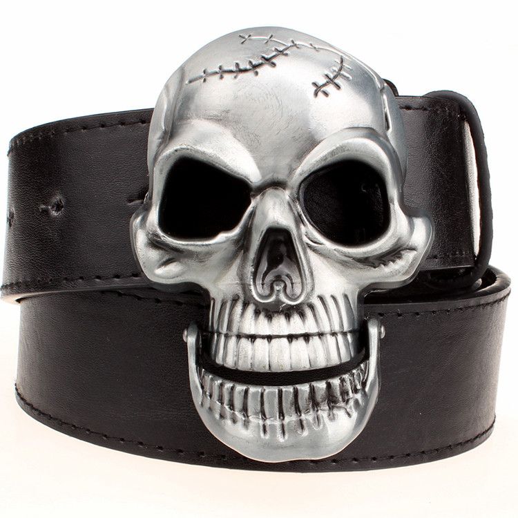 Leather 🔥Fashion retro personality belt Size ONE SIZE - 1 Thumbnail