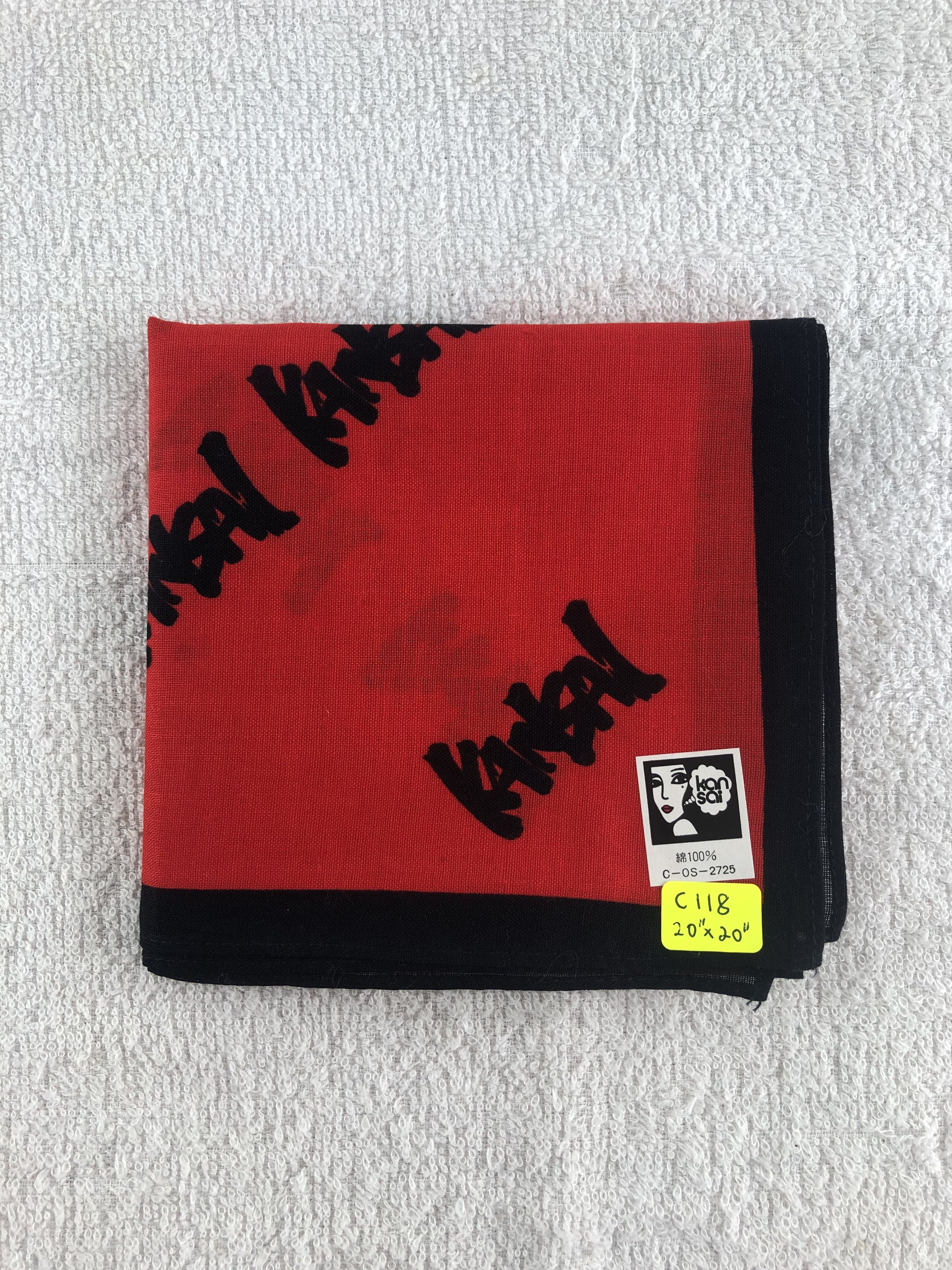 Kansai Yamamoto Kansai Yamamoto Handkerchief / Bandana / Neckerchief C118 Size ONE SIZE - 7 Thumbnail