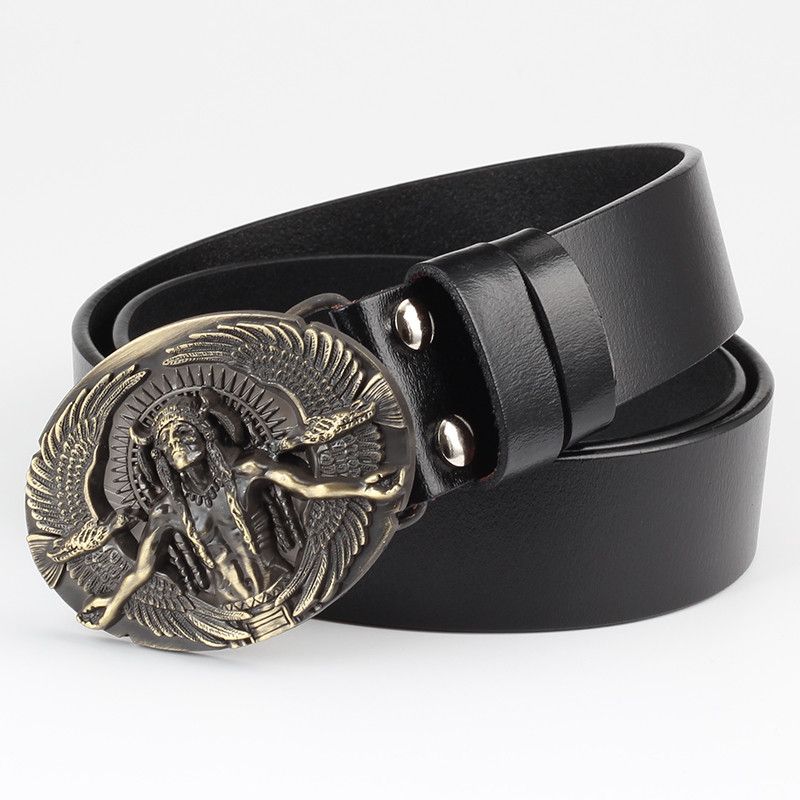 Leather Fashion retro personality belt Size ONE SIZE - 1 Thumbnail