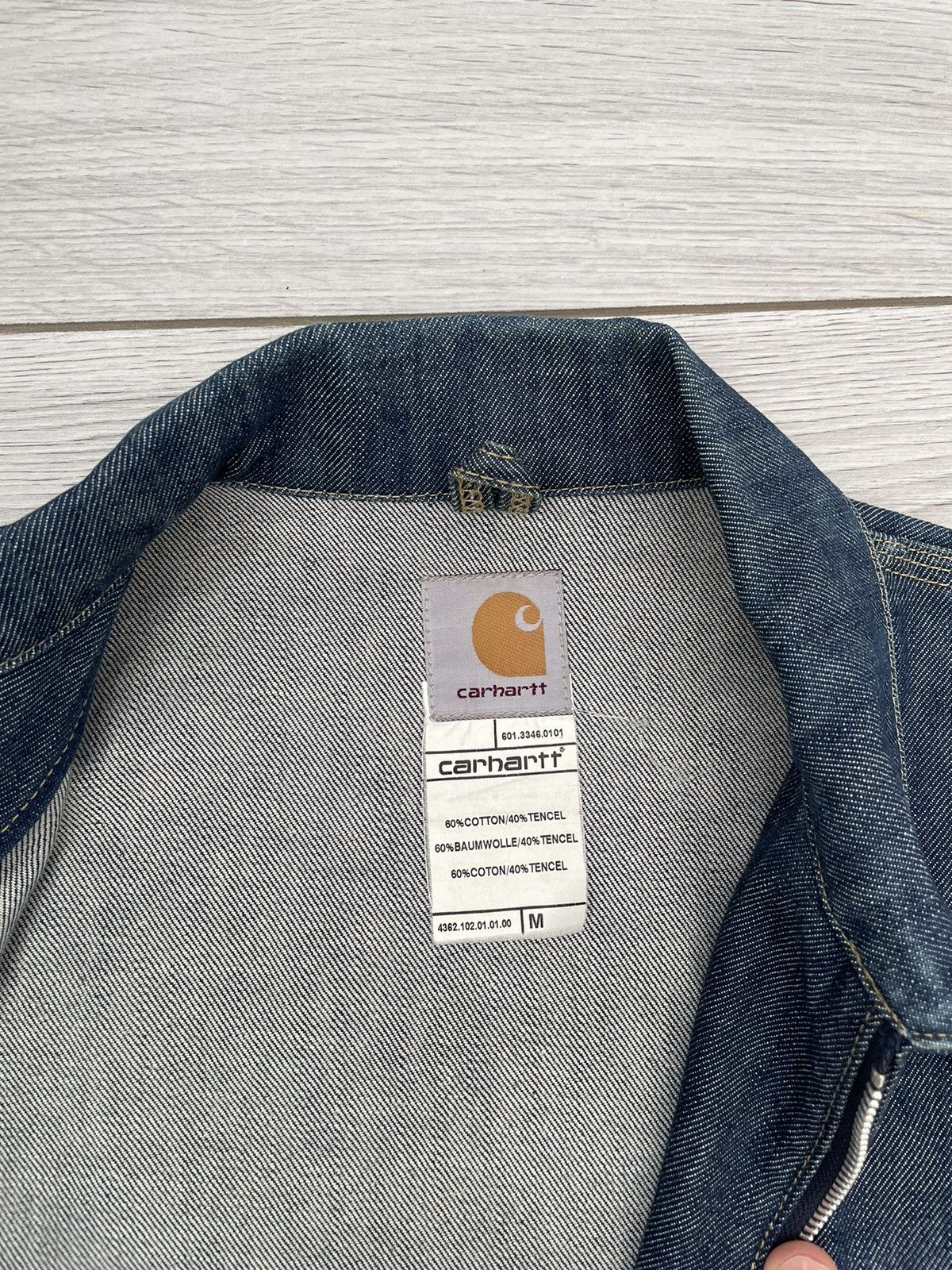Carhartt × Vintage Vintage Carhartt Jacket Workwear Denim Size US M / EU 48-50 / 2 - 11 Thumbnail