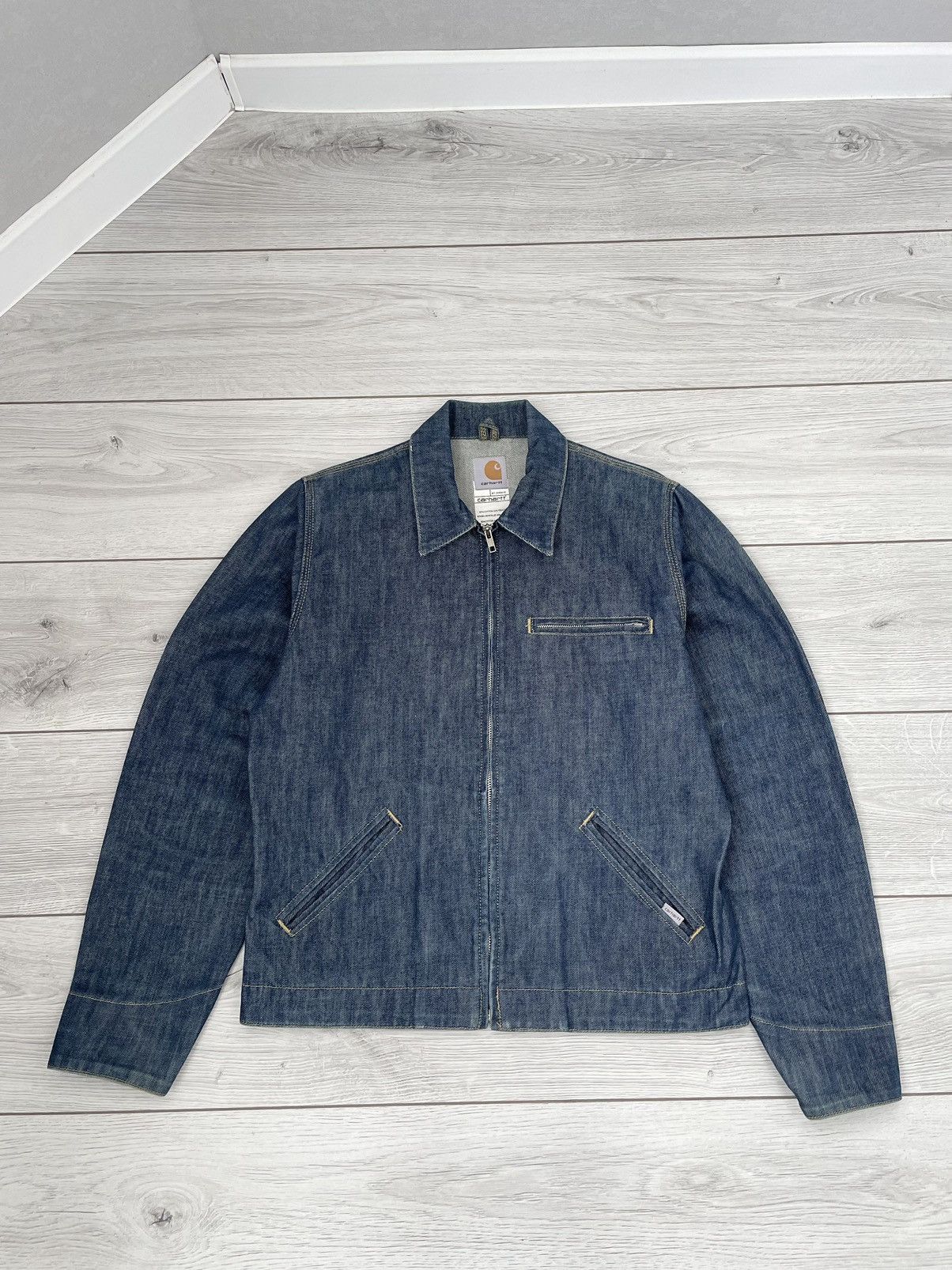 Carhartt × Vintage Vintage Carhartt Jacket Workwear Denim Size US M / EU 48-50 / 2 - 3 Thumbnail