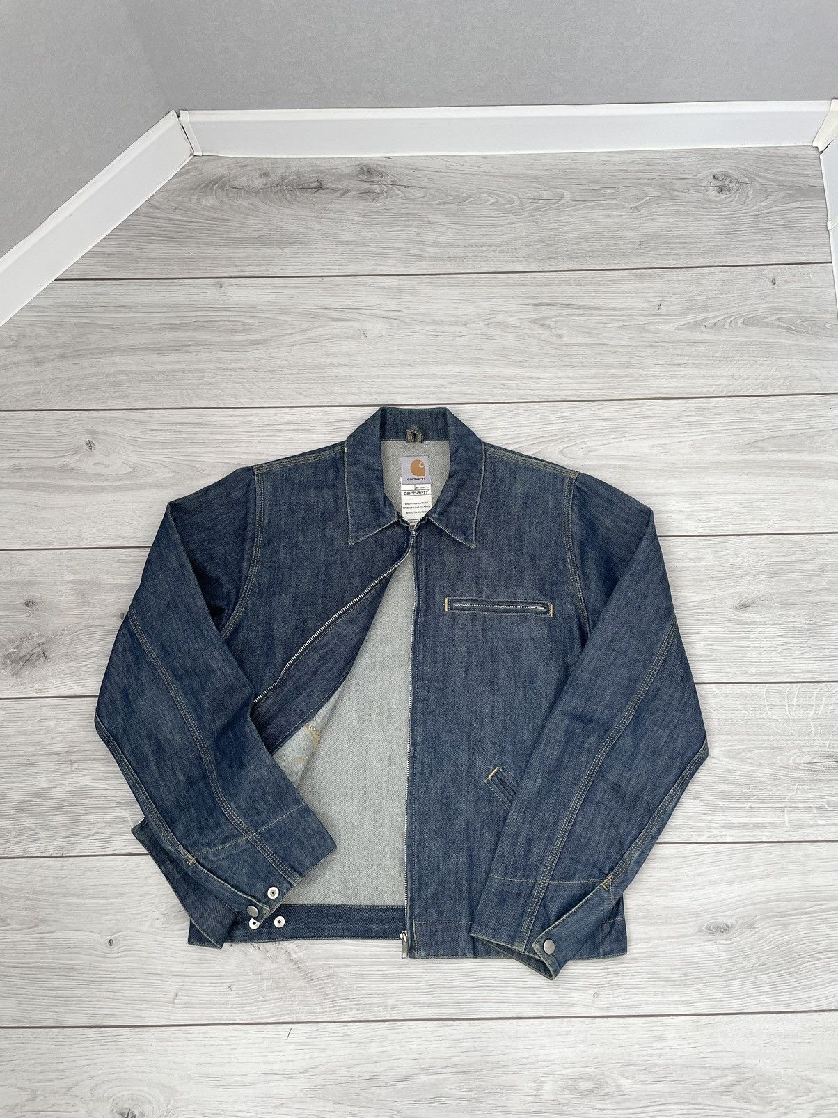 Carhartt × Vintage Vintage Carhartt Jacket Workwear Denim Size US M / EU 48-50 / 2 - 1 Thumbnail