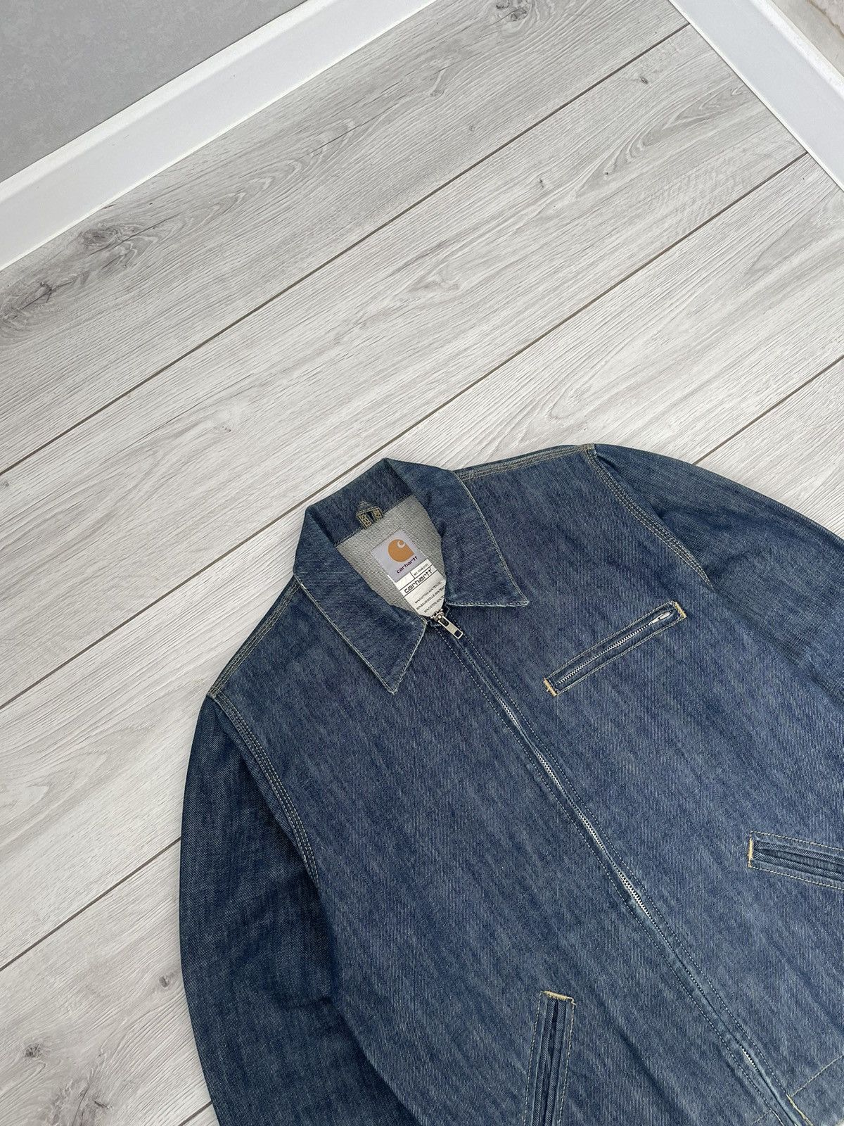 Carhartt × Vintage Vintage Carhartt Jacket Workwear Denim Size US M / EU 48-50 / 2 - 4 Thumbnail