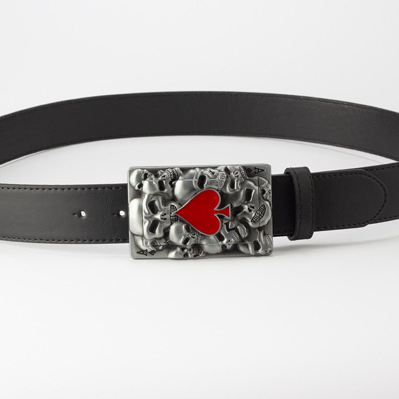 Leather Fashion retro personality belt Size ONE SIZE - 4 Thumbnail