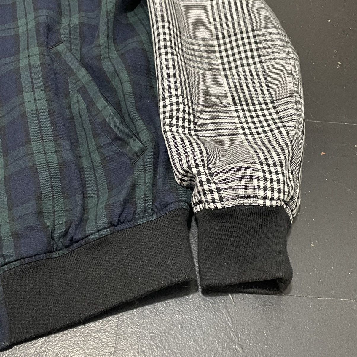 Vintage Stussy Harrington dad jacket plaid two pattern streetwear | Grailed
