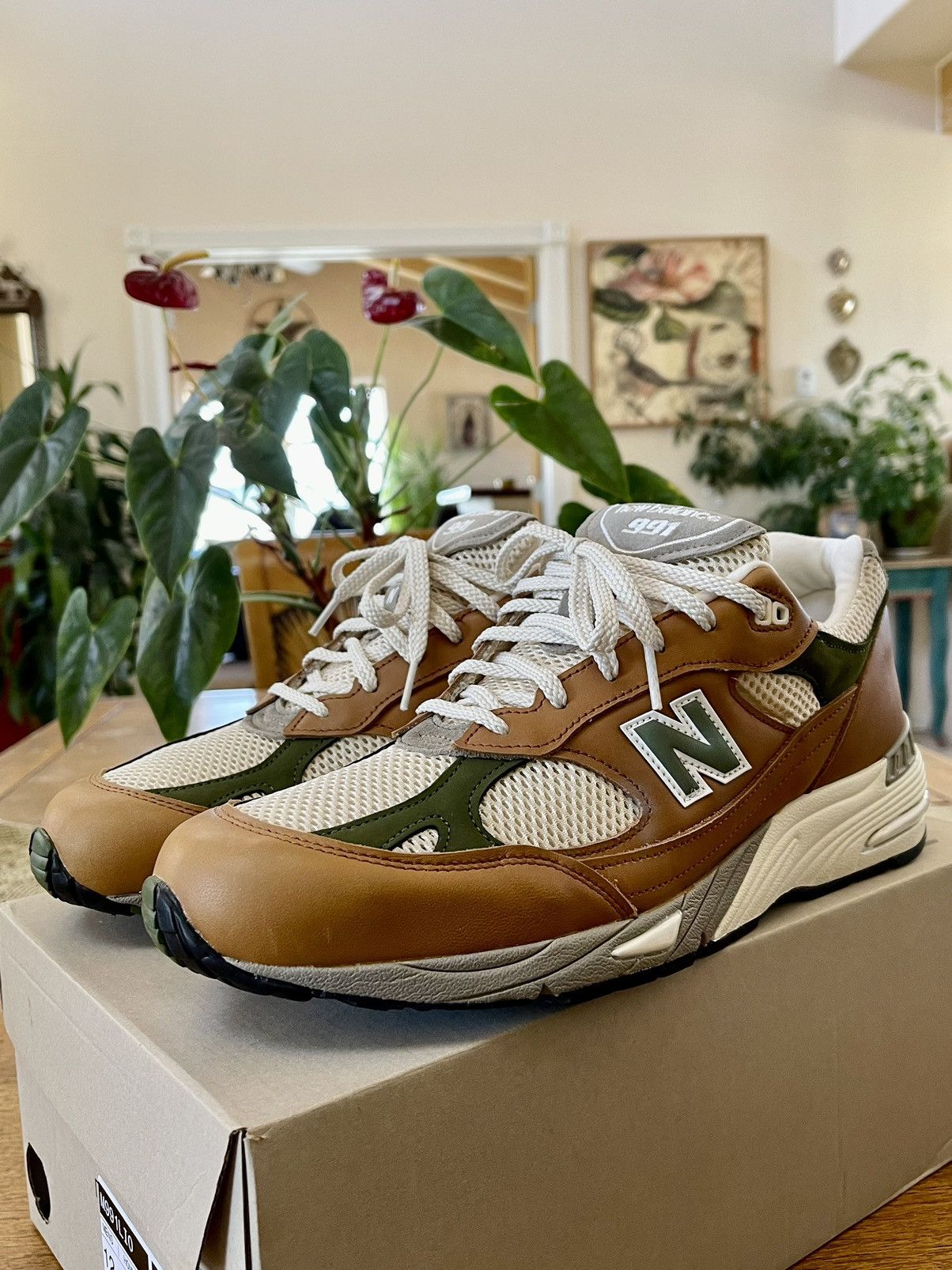 Aime Leon Dore New Balance Aime Leon Dore x New Balance 991 Made In England Tan Grailed