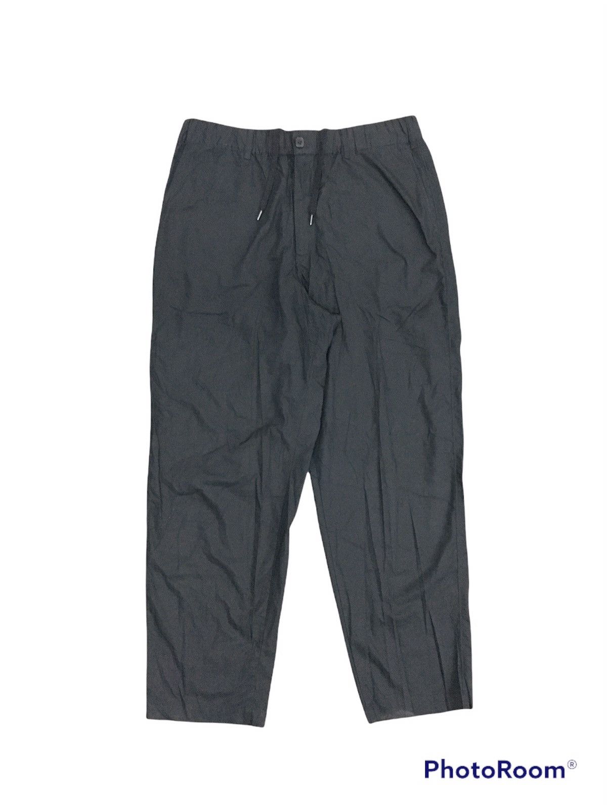 Uniqlo Uniqlo Black stretchable Baggy pants Size US 37 - 1 Thumbnail
