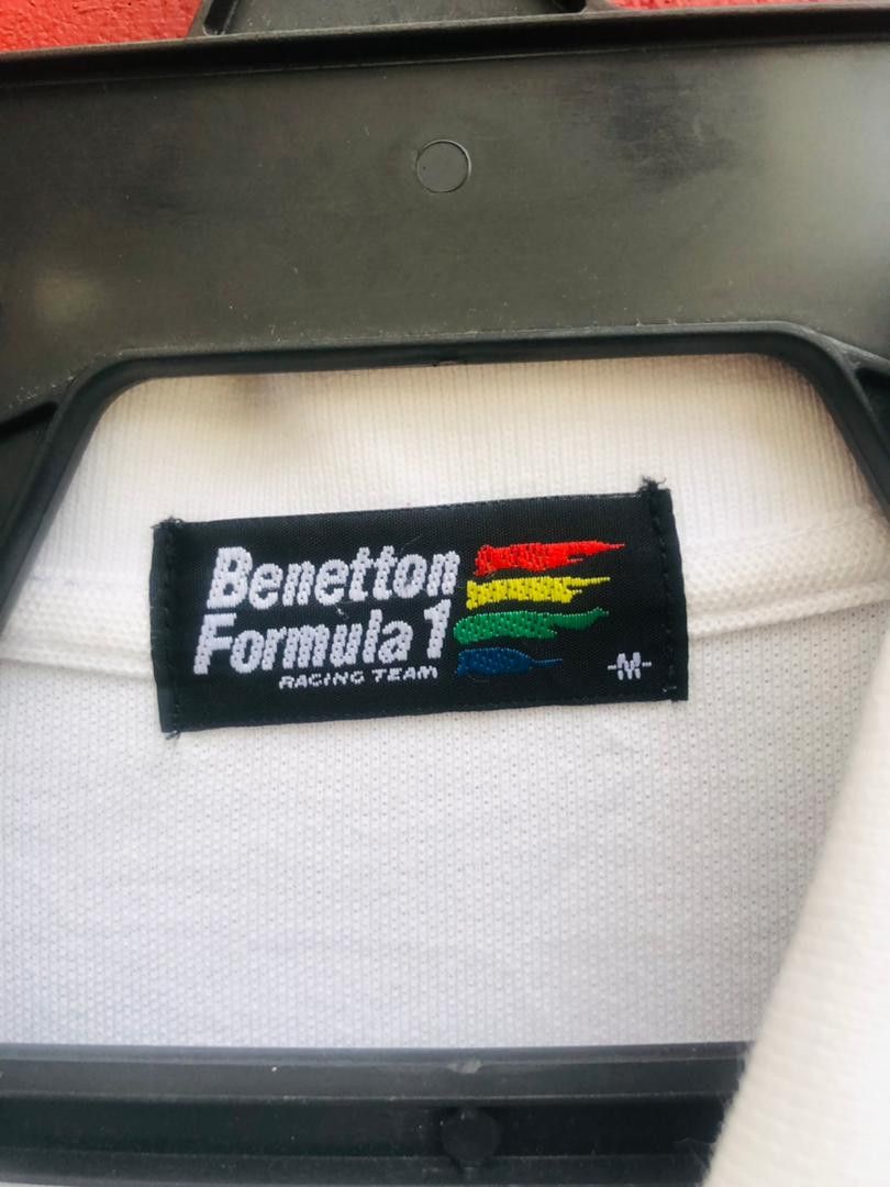 Benetton × Japanese Brand × Vintage Vintage Benetton F-1 Designer Fashion Style Shirt Size US L / EU 52-54 / 3 - 6 Thumbnail