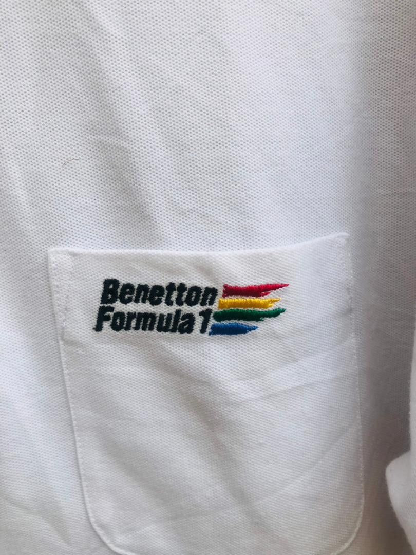 Benetton × Japanese Brand × Vintage Vintage Benetton F-1 Designer Fashion Style Shirt Size US L / EU 52-54 / 3 - 5 Thumbnail