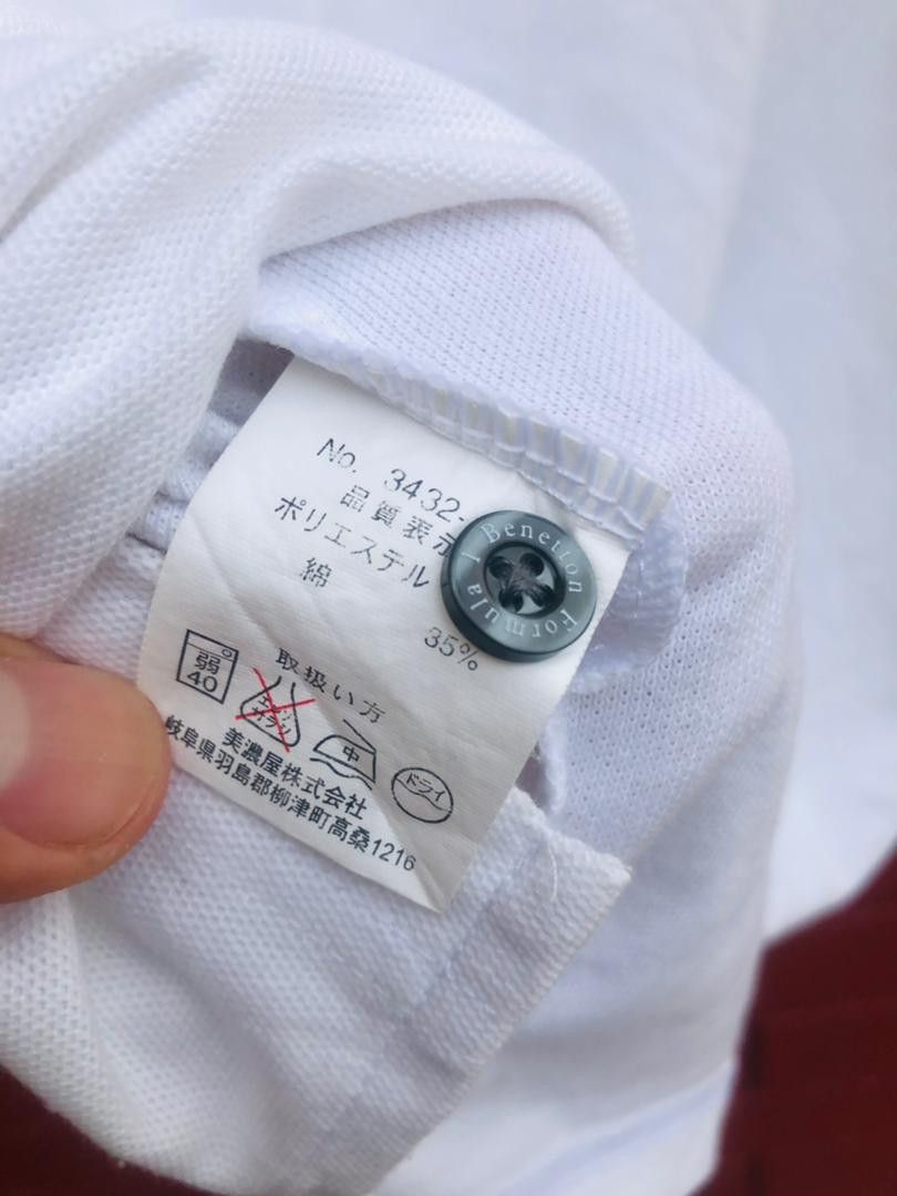 Benetton × Japanese Brand × Vintage Vintage Benetton F-1 Designer Fashion Style Shirt Size US L / EU 52-54 / 3 - 7 Thumbnail