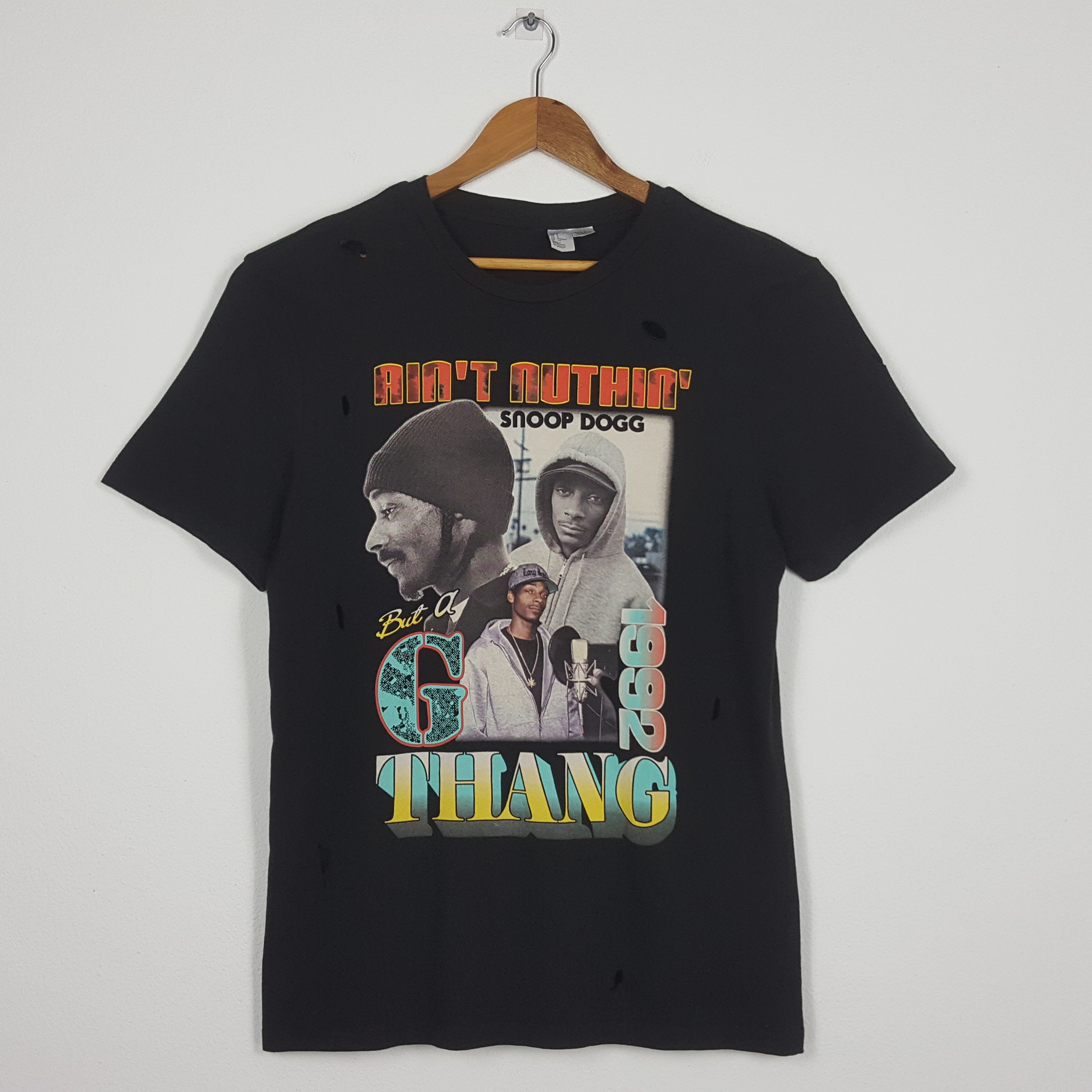 Rap Tees × Snoop Dogg × Vintage Vintage SNOOP DOGG Hip-hop Rap Tees Distressed t-shirt Size US M / EU 48-50 / 2 - 1 Thumbnail