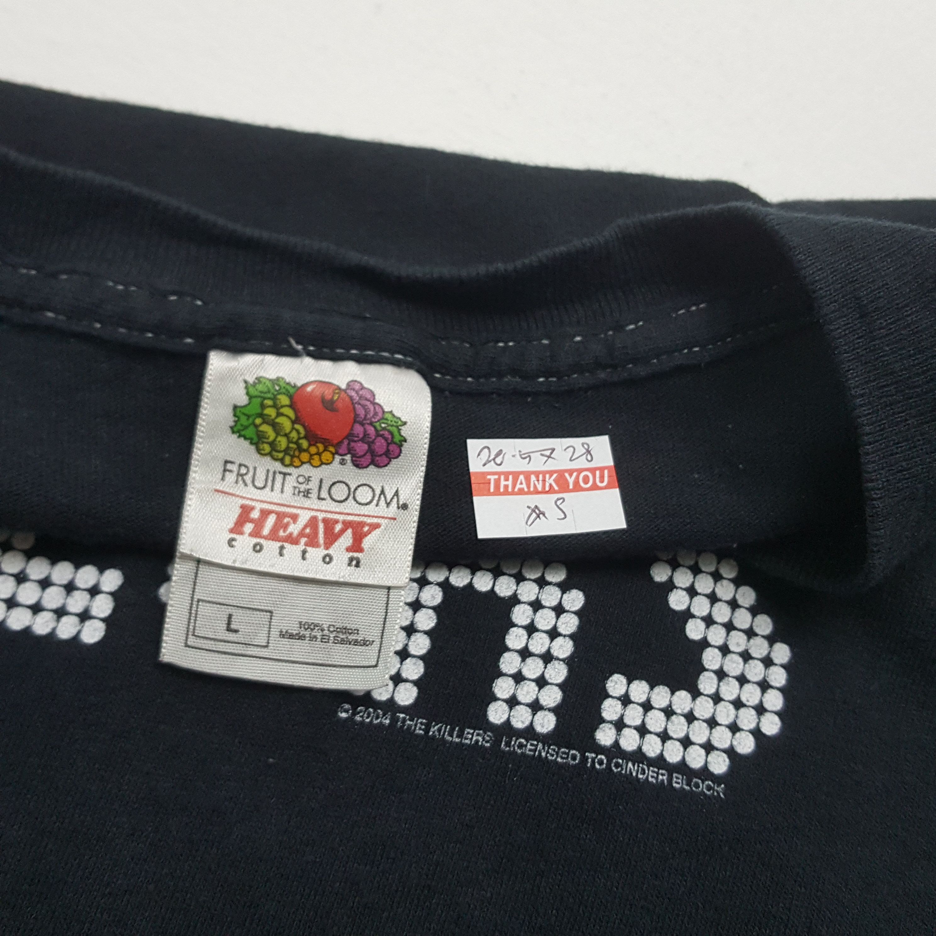 Band Tees × Vintage Vintage THE KILLERS American Rock Band Tour T-Shirt Size US L / EU 52-54 / 3 - 4 Thumbnail