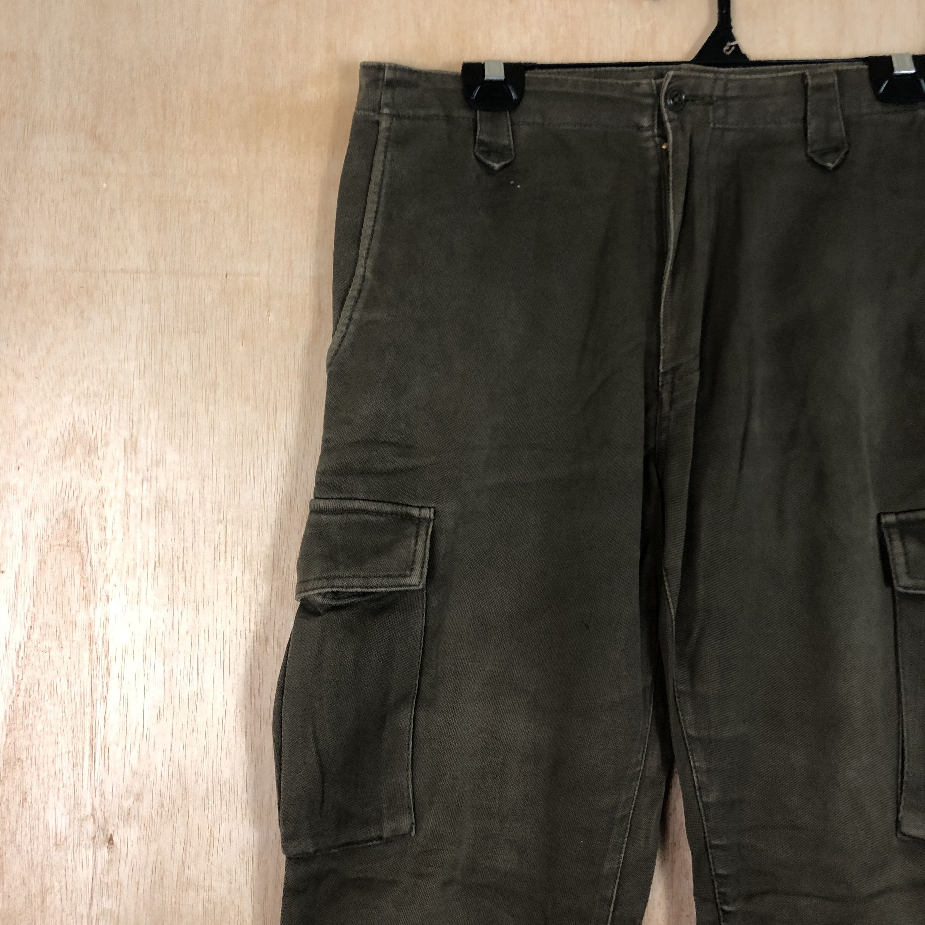 Japanese Brand DLL Green Label Relaxing multipocket Cargo Pants #c061 Size US 29 - 4 Thumbnail