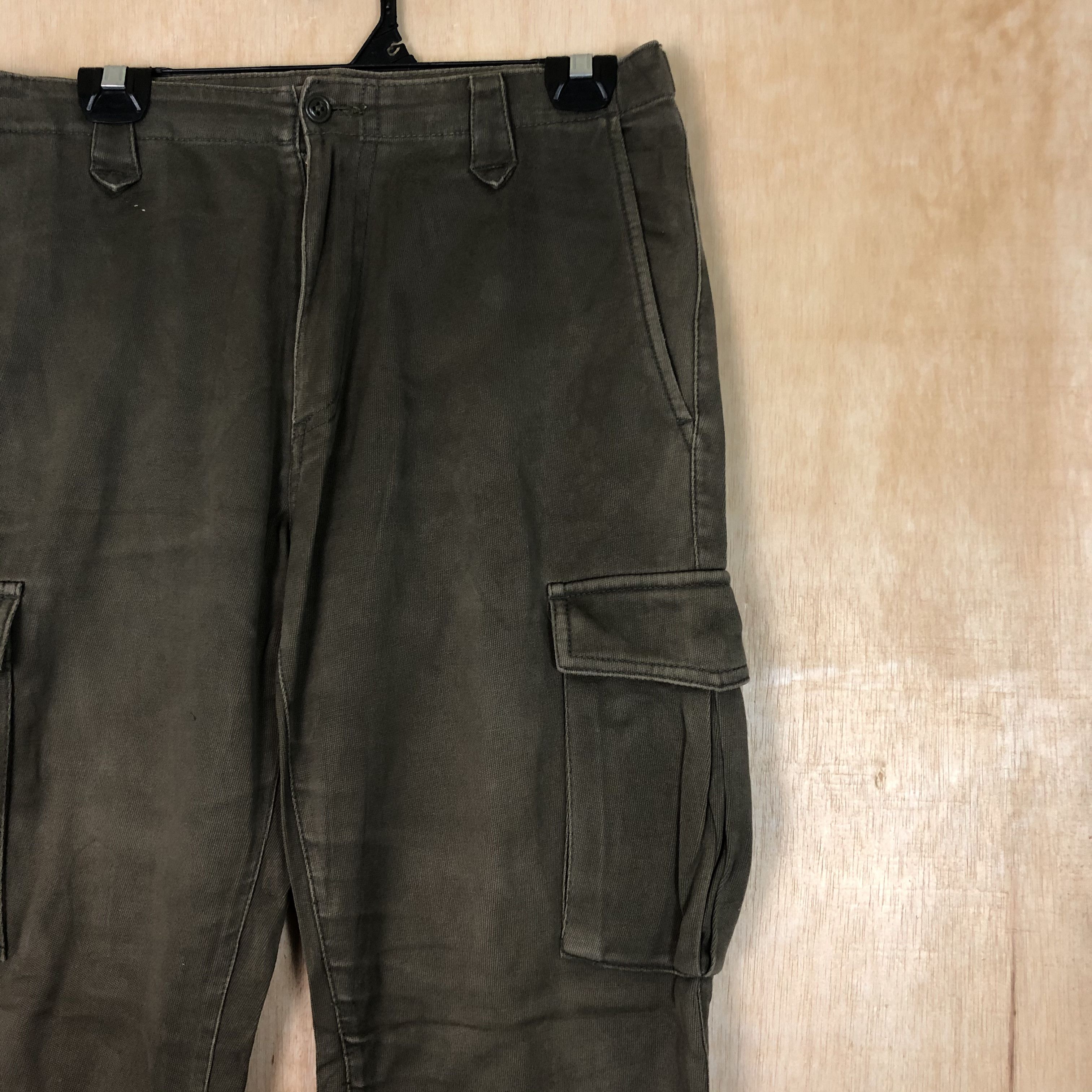 Japanese Brand DLL Green Label Relaxing multipocket Cargo Pants #c061 Size US 29 - 3 Thumbnail