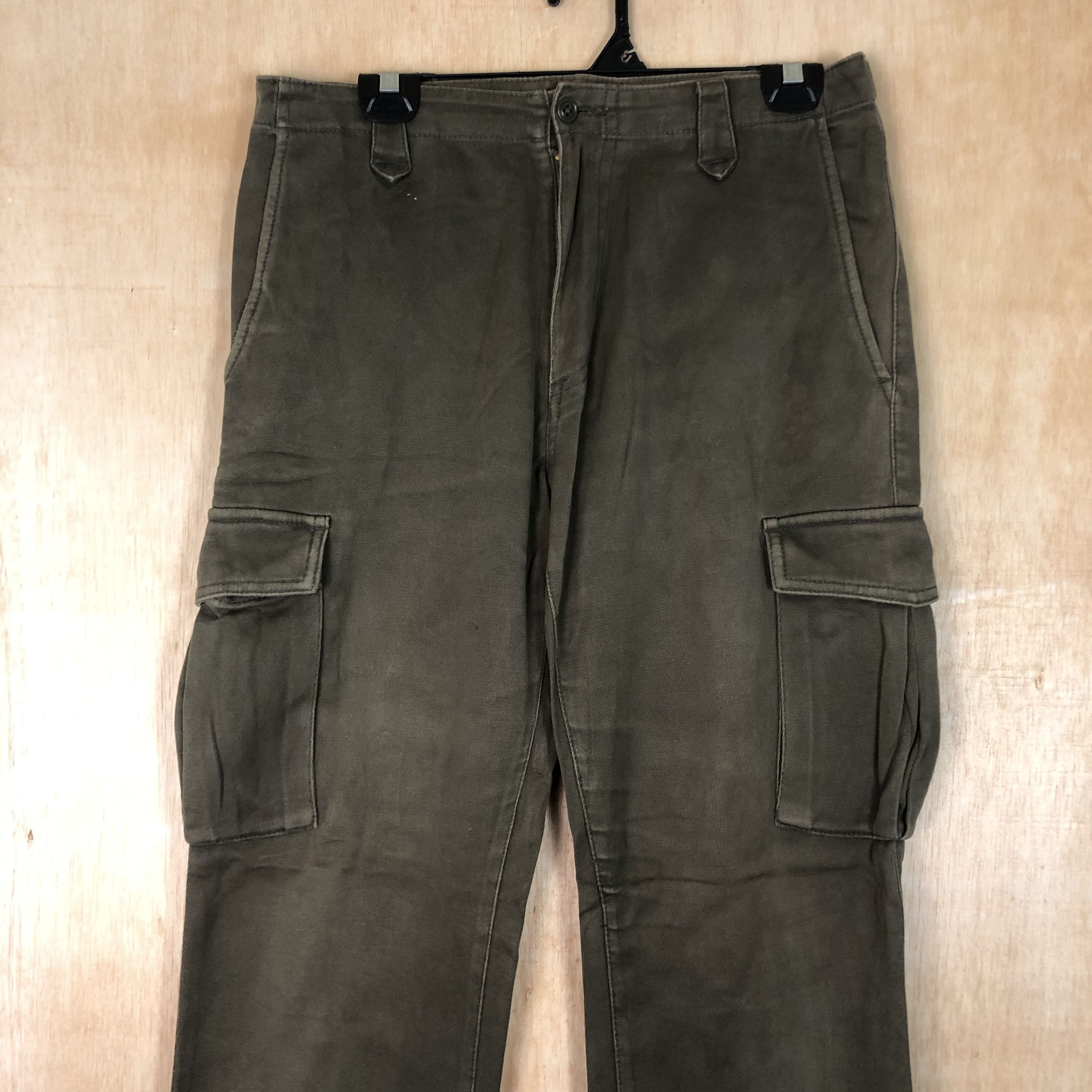 Japanese Brand DLL Green Label Relaxing multipocket Cargo Pants #c061 Size US 29 - 2 Thumbnail