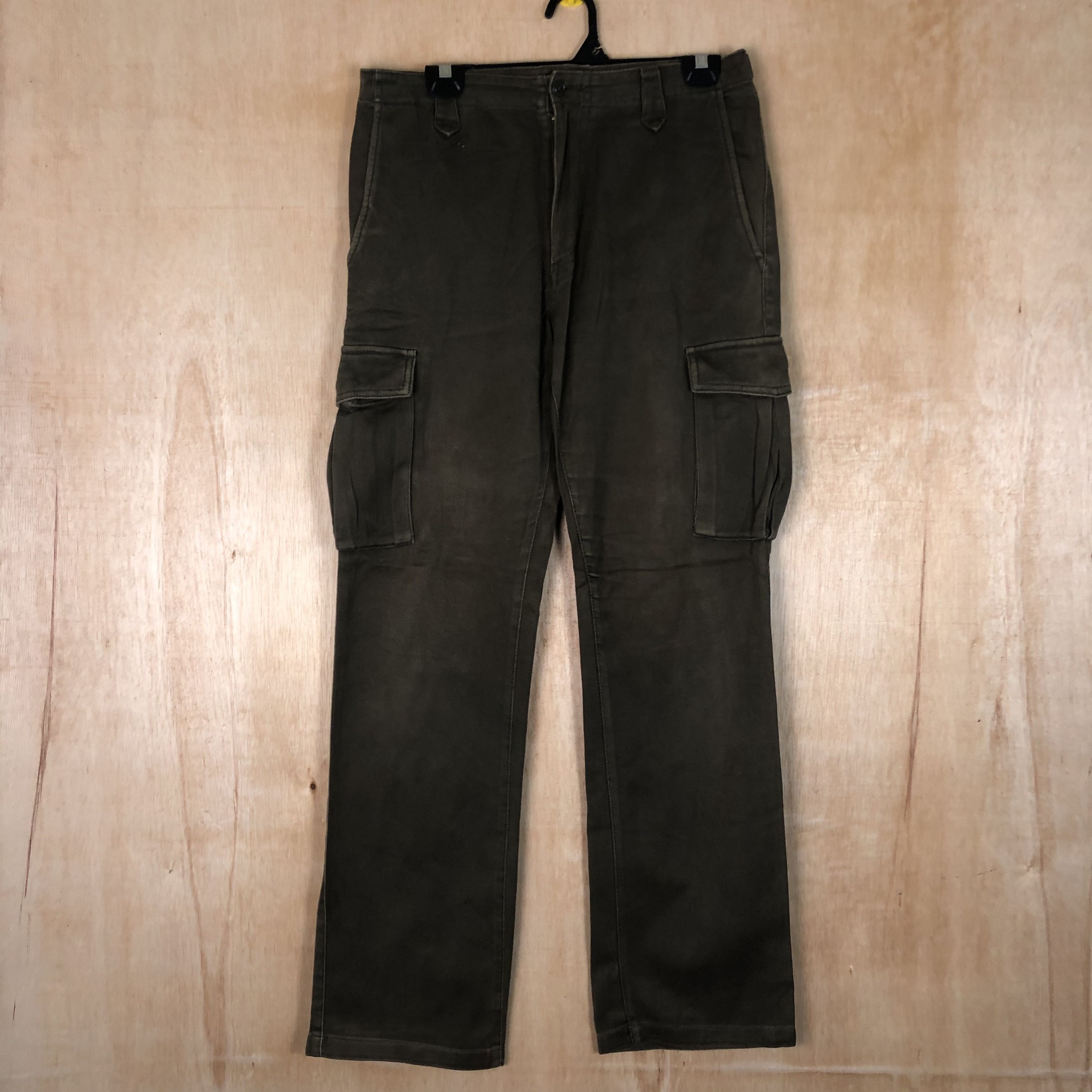 Japanese Brand DLL Green Label Relaxing multipocket Cargo Pants #c061 Size US 29 - 1 Thumbnail