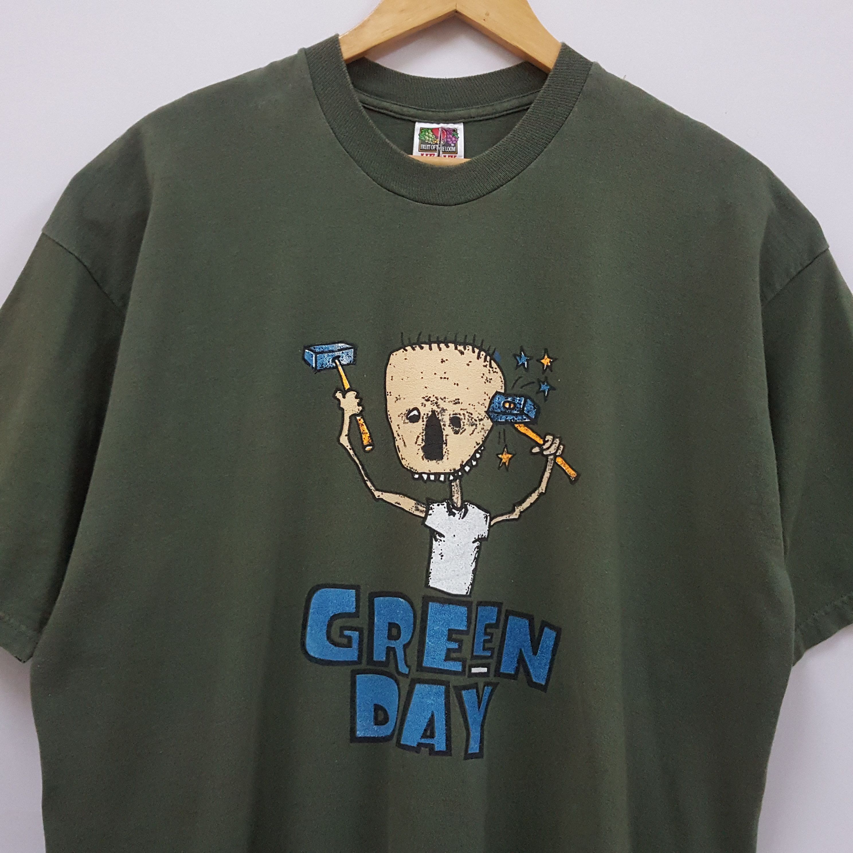 Band Tees × Vintage Vintage 90's Green Day American rock band NIMROD t-shirt Size US XL / EU 56 / 4 - 2 Thumbnail