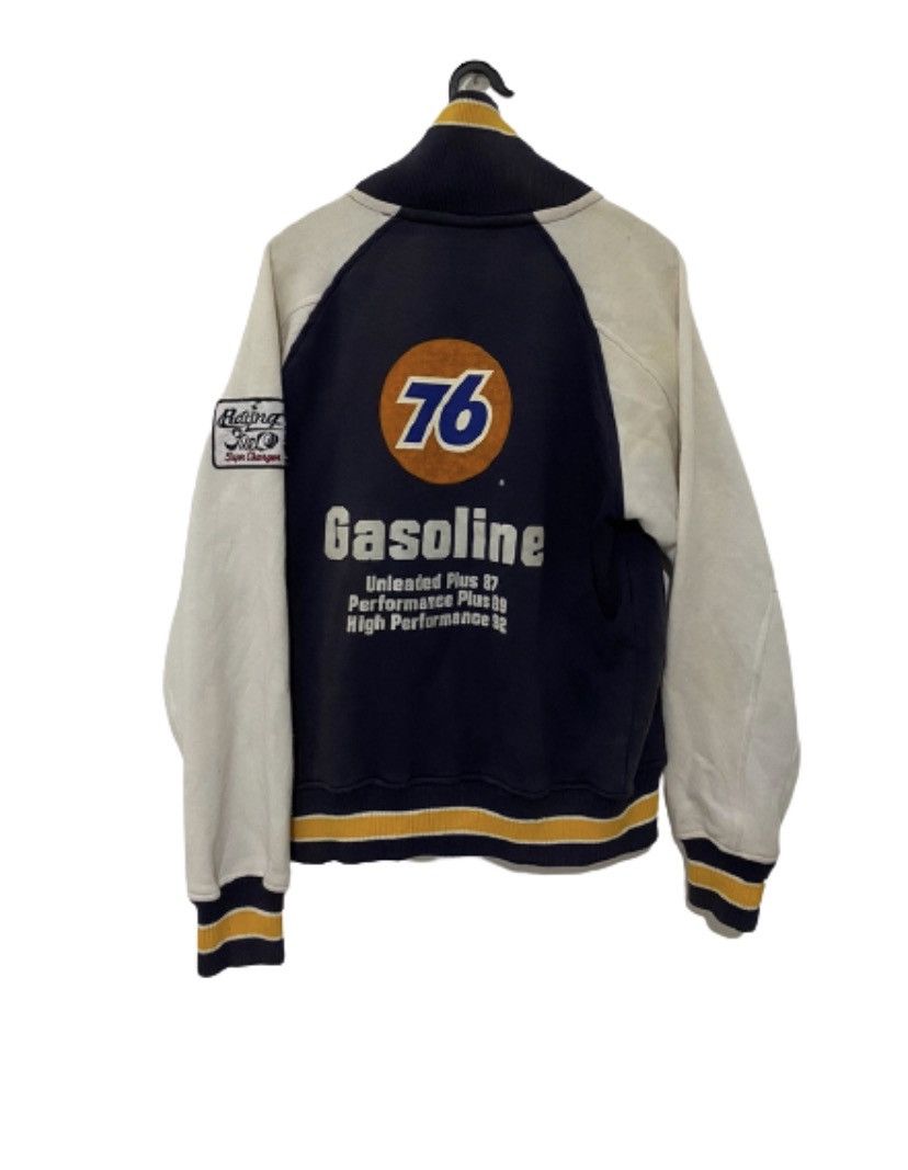 Vintage 💥delete today💥Rare Varsity Jacket Lubricants Racing Motor Size US L / EU 52-54 / 3 - 1 Thumbnail