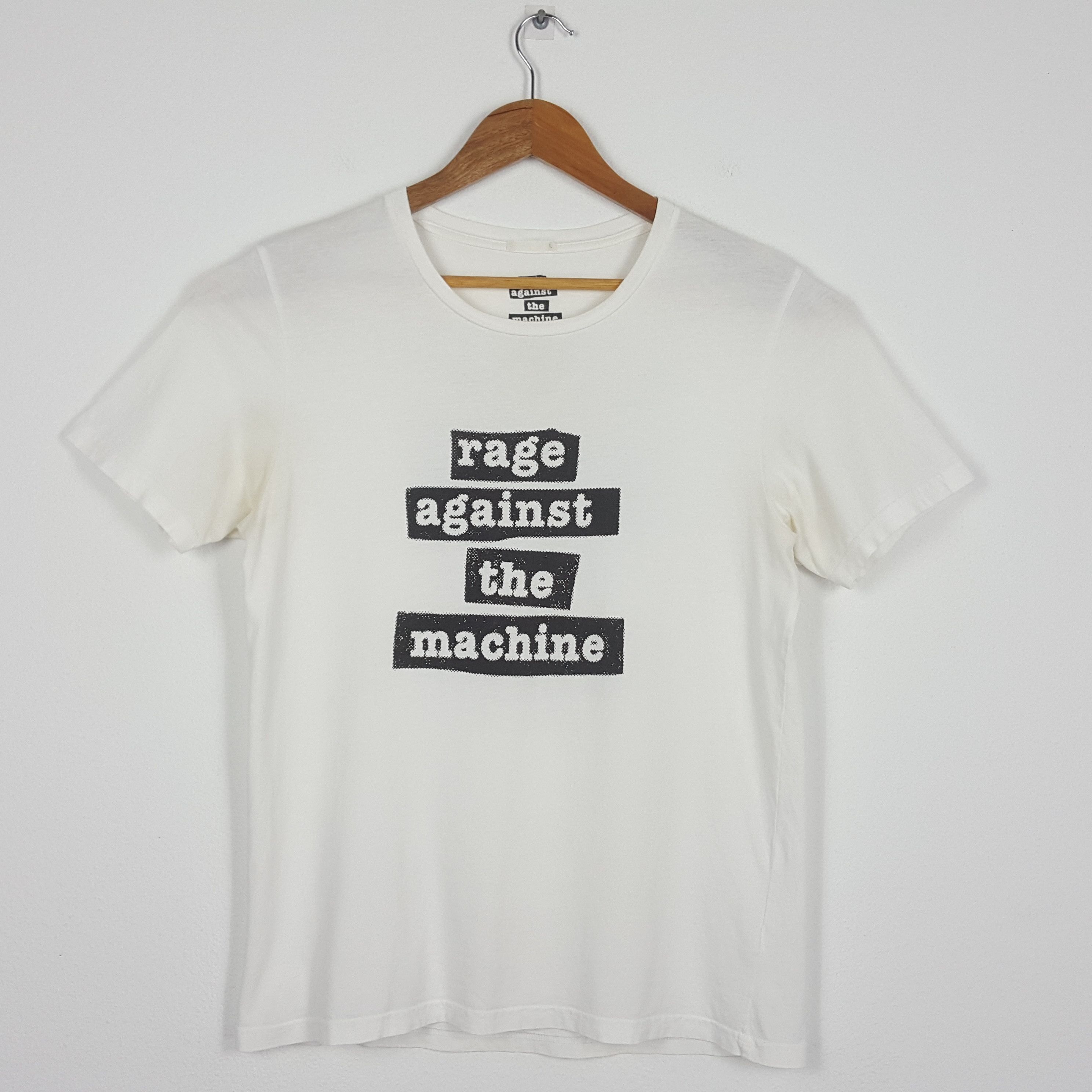 Rage Against The Machine × Vintage Vintage RAGE AGAINST THE MACHINE American Rock Band T-shirt Size US M / EU 48-50 / 2 - 1 Thumbnail