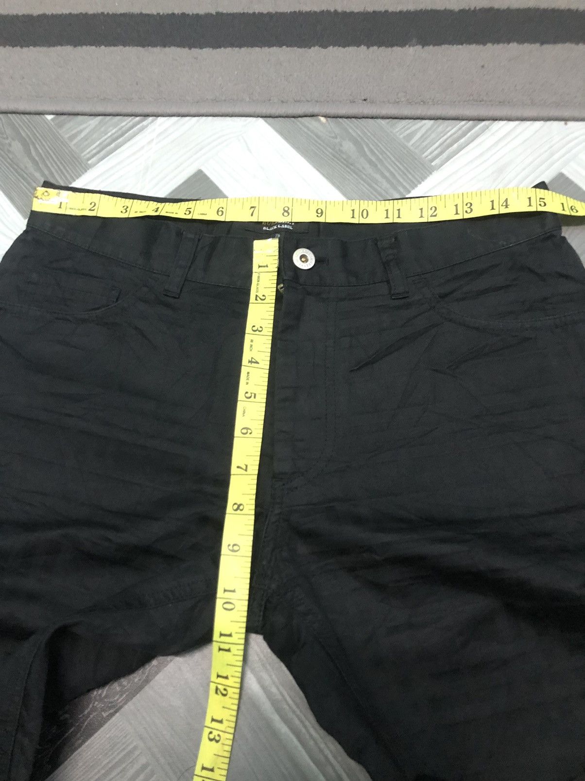 Burberry × Vintage VINTAGE BURBERRY BLACK LABEL CHECKED BLACK PANTS Size US 31 - 12 Thumbnail