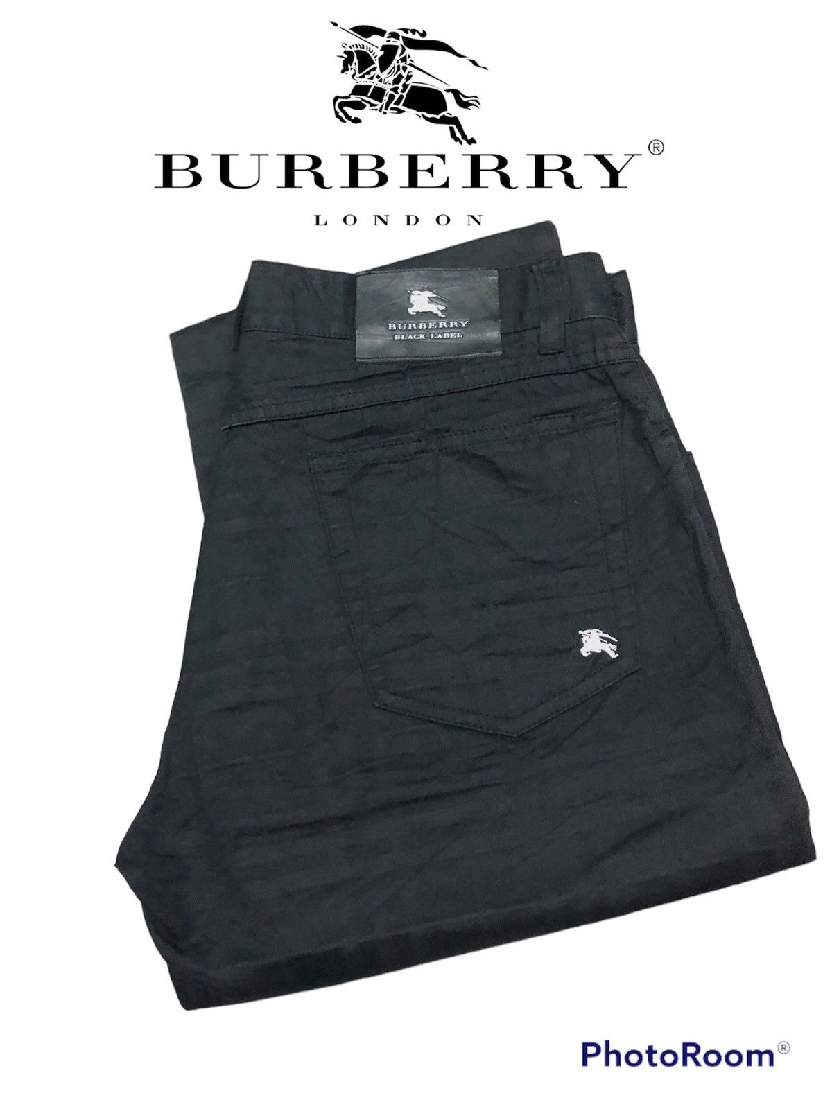 Burberry × Vintage VINTAGE BURBERRY BLACK LABEL CHECKED BLACK PANTS Size US 31 - 1 Thumbnail