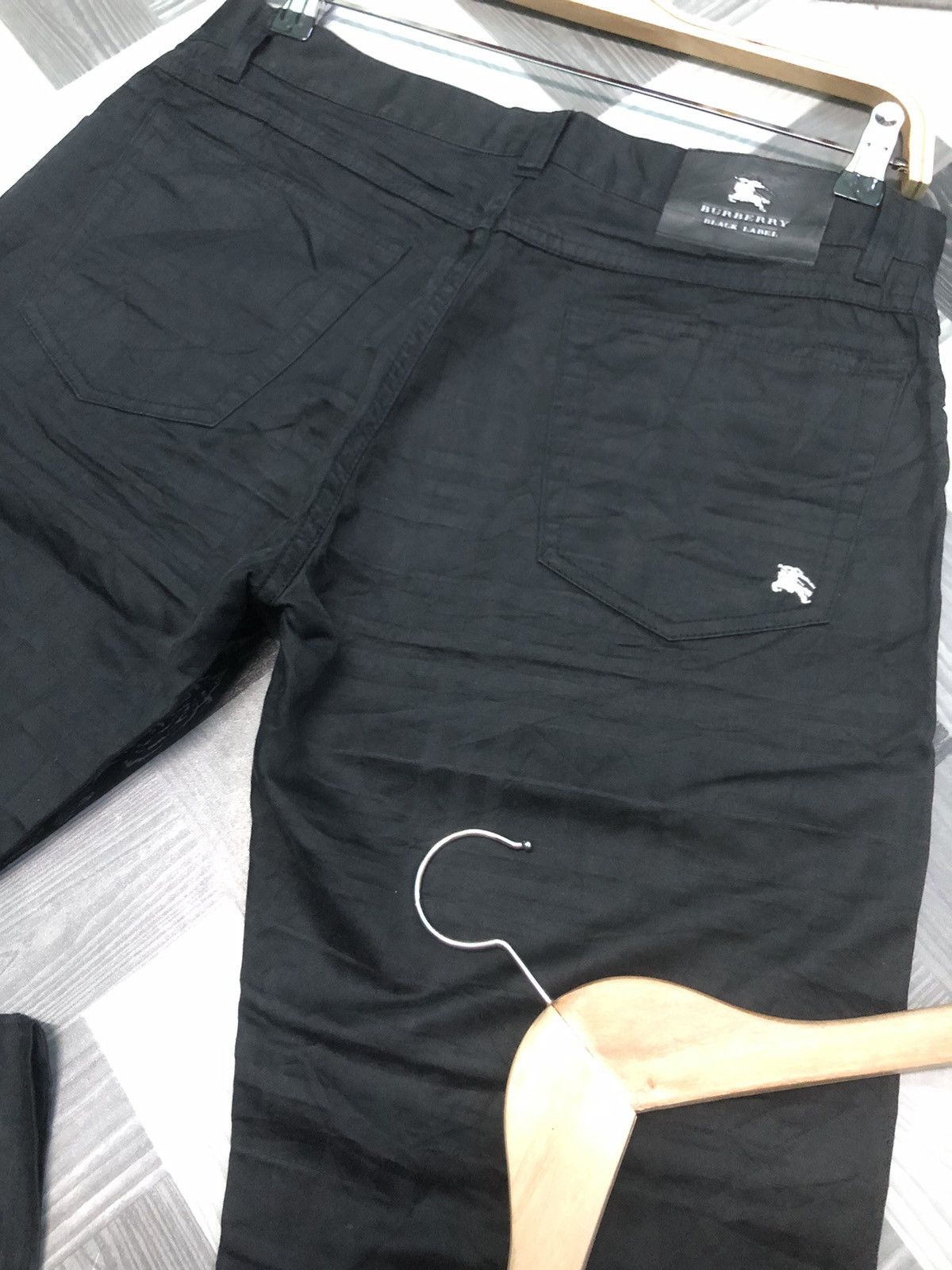 Burberry × Vintage VINTAGE BURBERRY BLACK LABEL CHECKED BLACK PANTS Size US 31 - 9 Thumbnail
