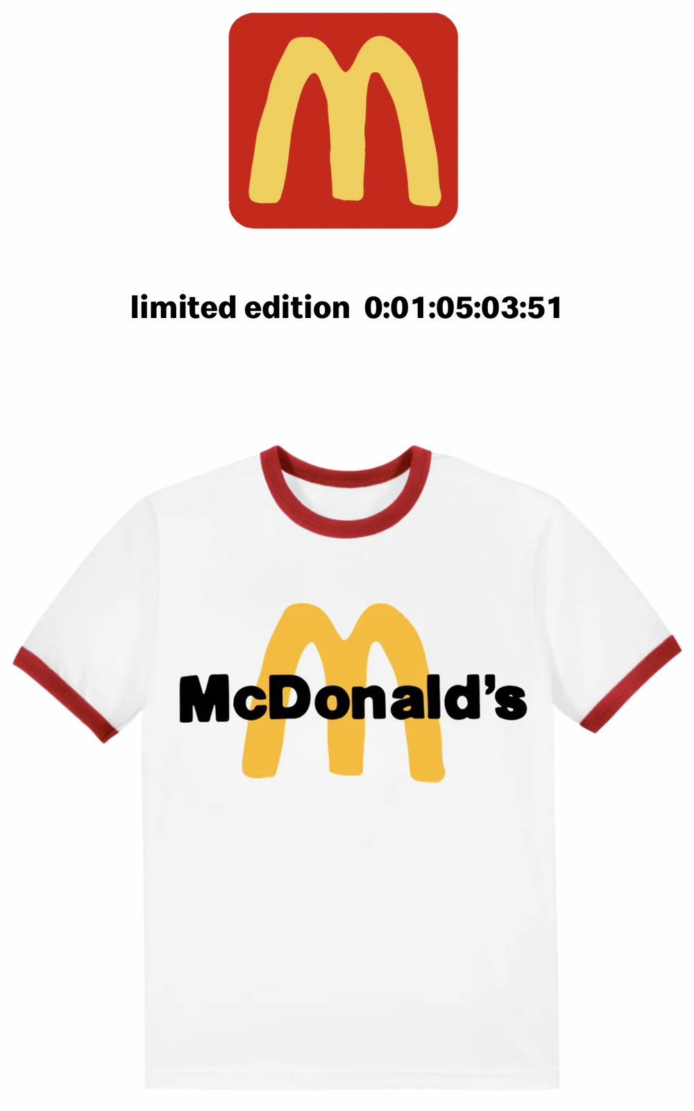 Cactus Plant Flea Market 2XL XXL CPFM McDonald's Cactus Buddy! Uniform Shirt White Size US XXL / EU 58 / 5 - 5 Thumbnail