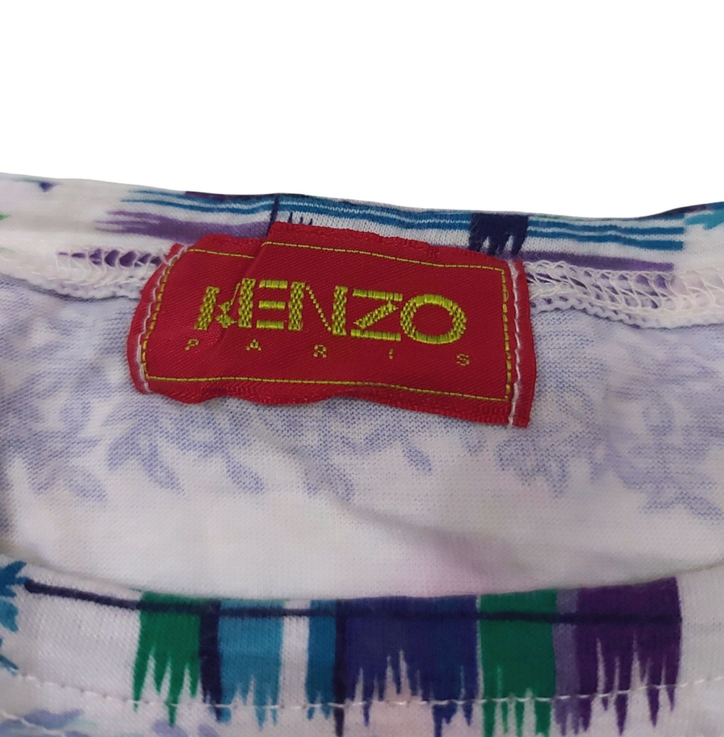 Designer × Kenzo RARE! VTG KENZO PATCHWORK PRINTED STYLE Size M / US 6-8 / IT 42-44 - 6 Thumbnail