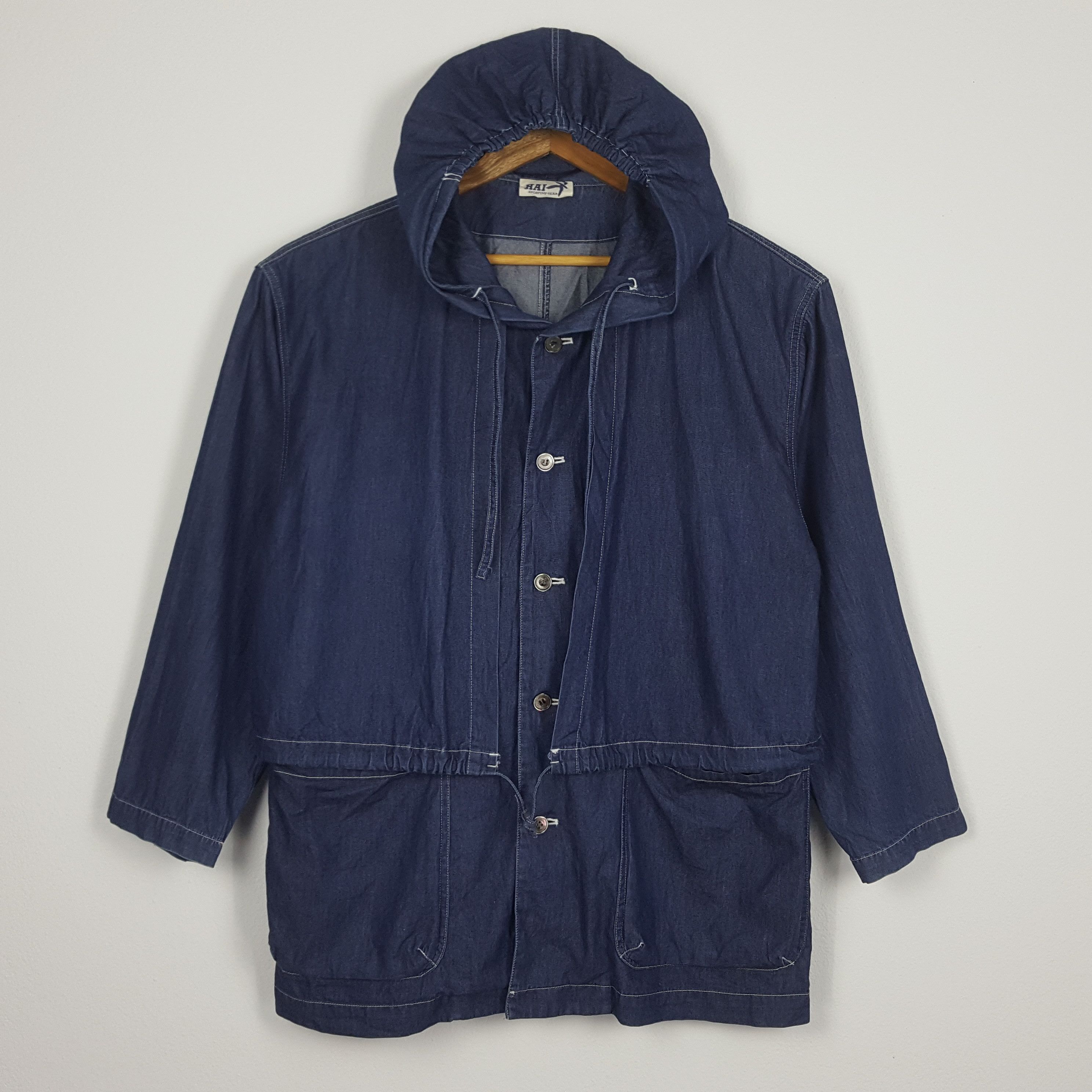 Vintage Hai Sporting Gear By Issey Miyake Zip Up Raincoat Size XL