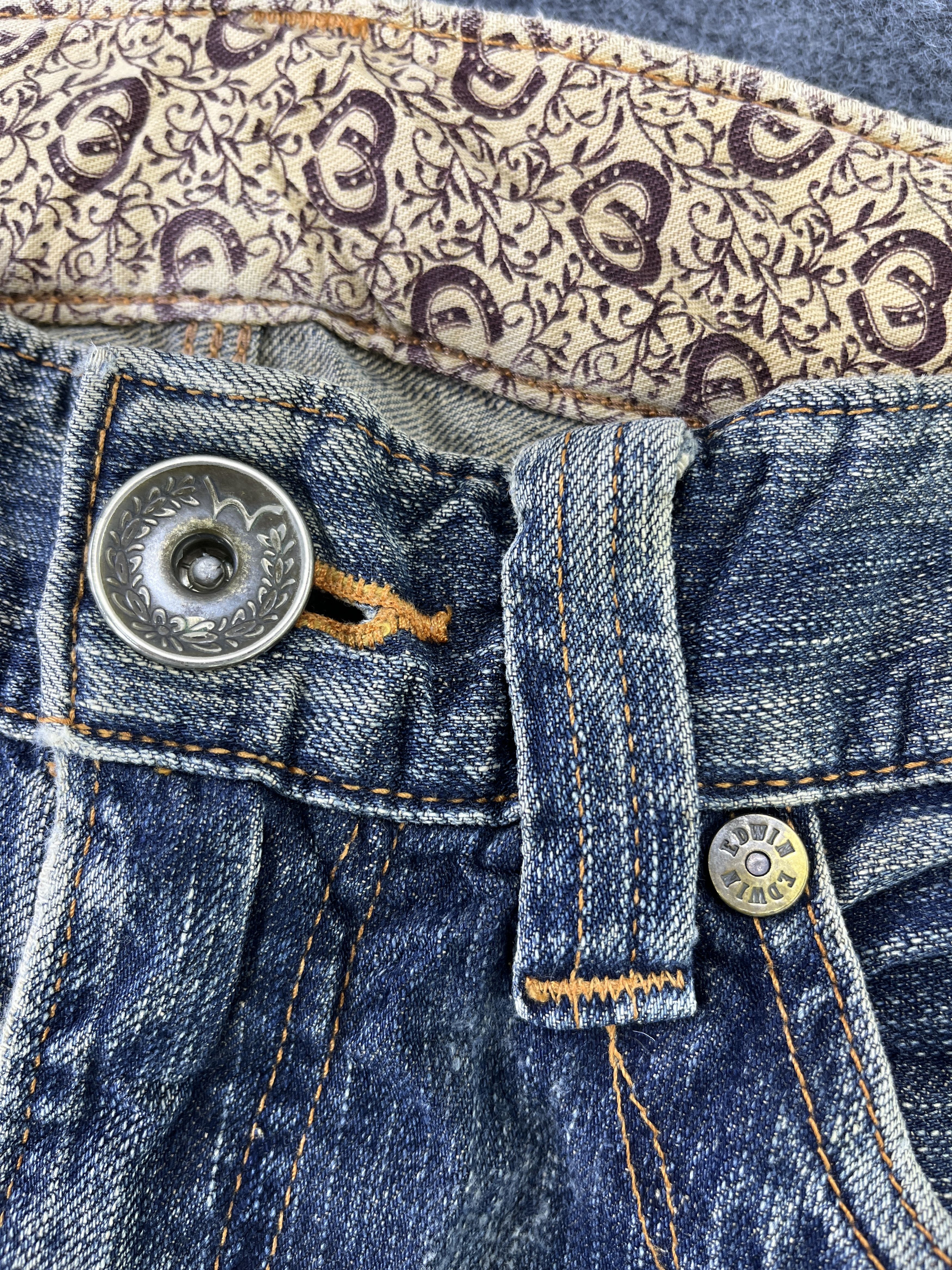Edwin Edwin 503 Rusty Jeans Distressed Denim - J781 Size US 32 / EU 48 - 6 Thumbnail